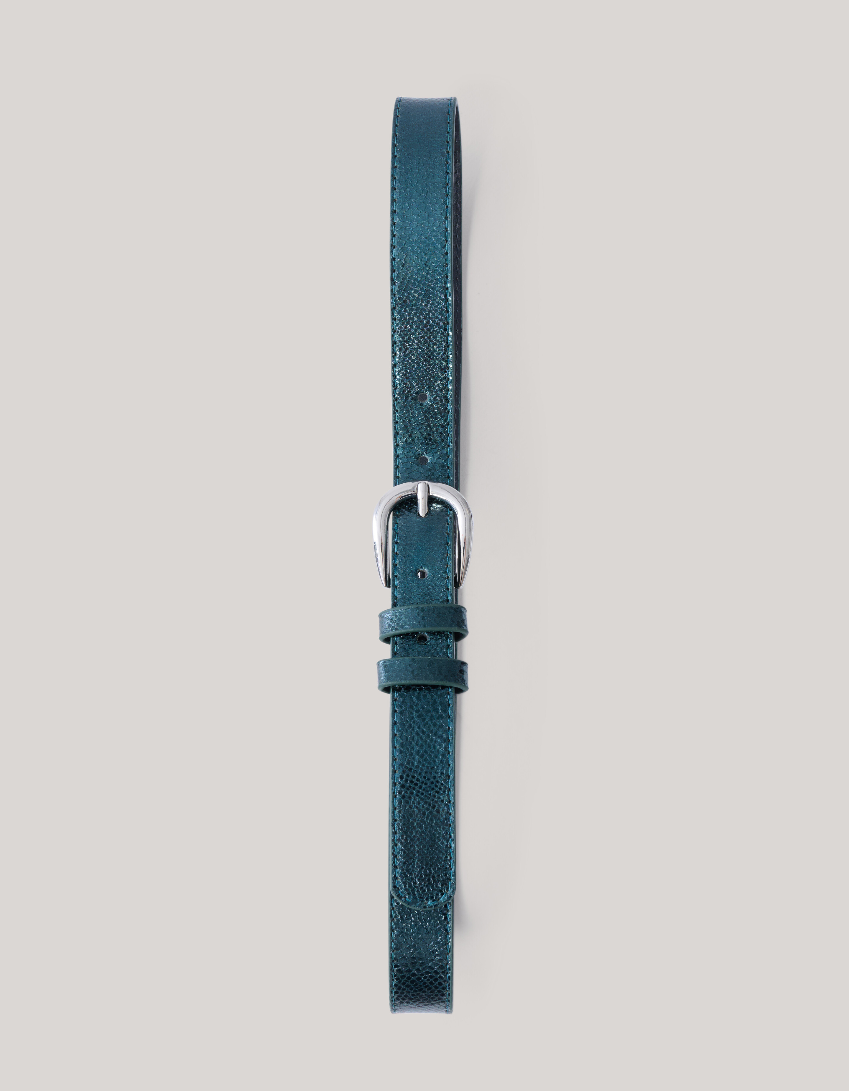 Metalic Riem Groen SHOEBY ACCESSOIRES