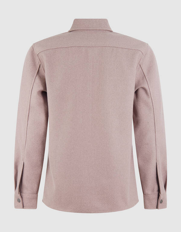 Soft Zip Overshirt Lichtbruin SHOEBY MEN