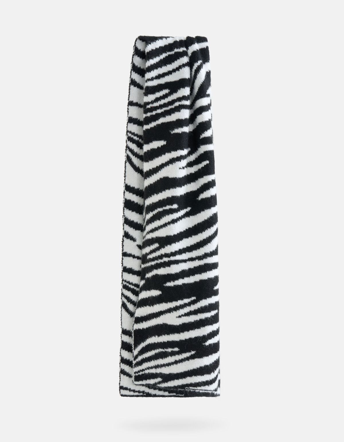 Zebraprint Sjaal Zwart/Wit SHOEBY ACCESSOIRES