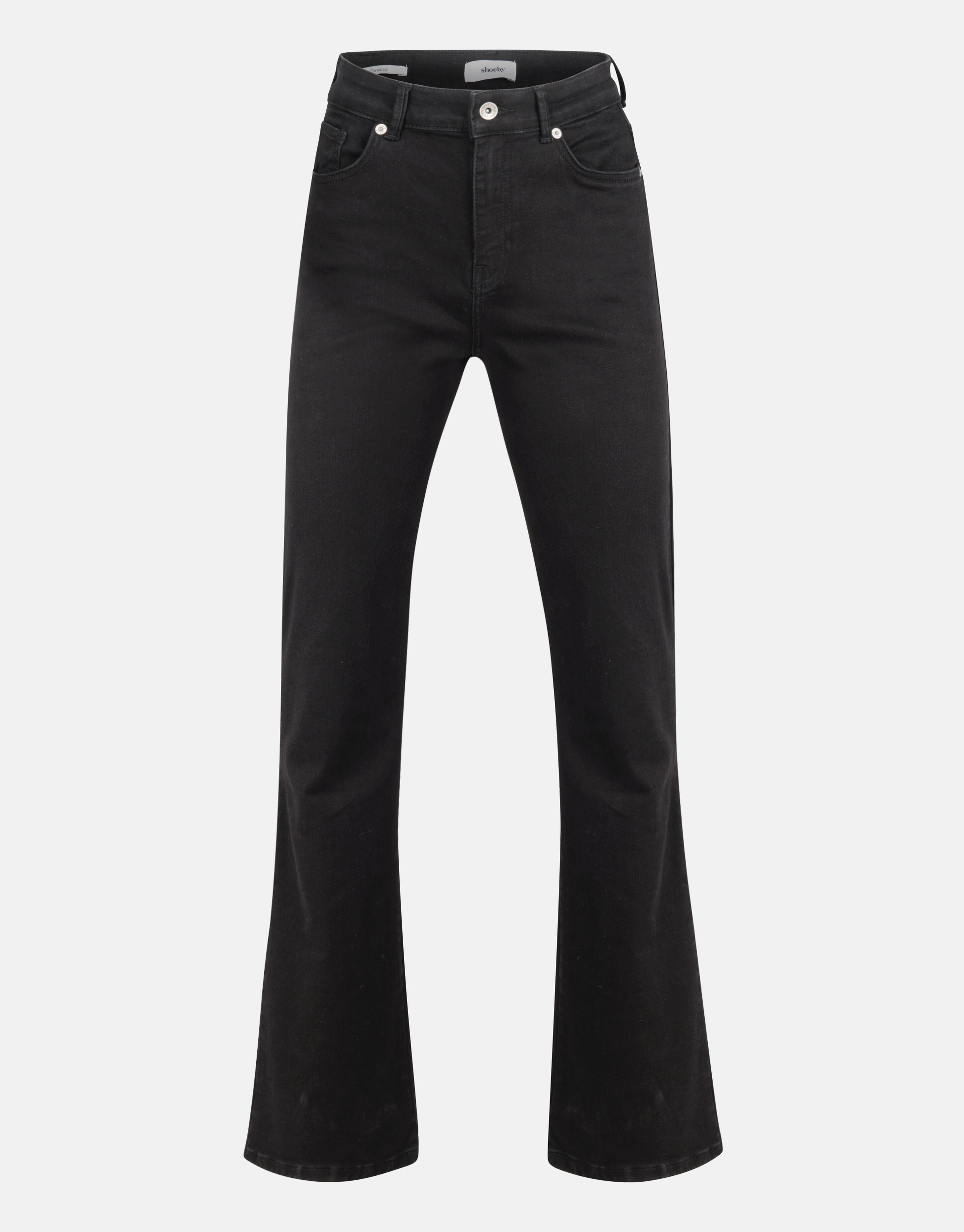 Flared Denim Jeans Zwart L32 SHOEBY WOMEN