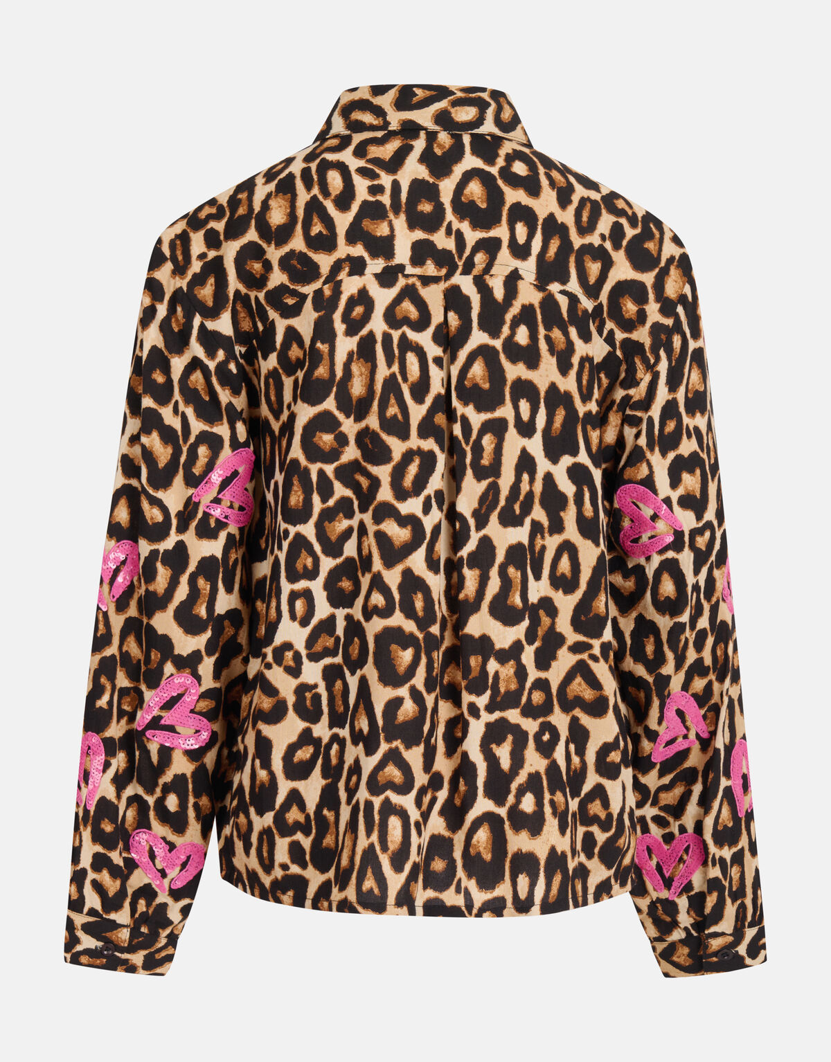 Leopard Print Blouse Bruin SHOEBY GIRLS