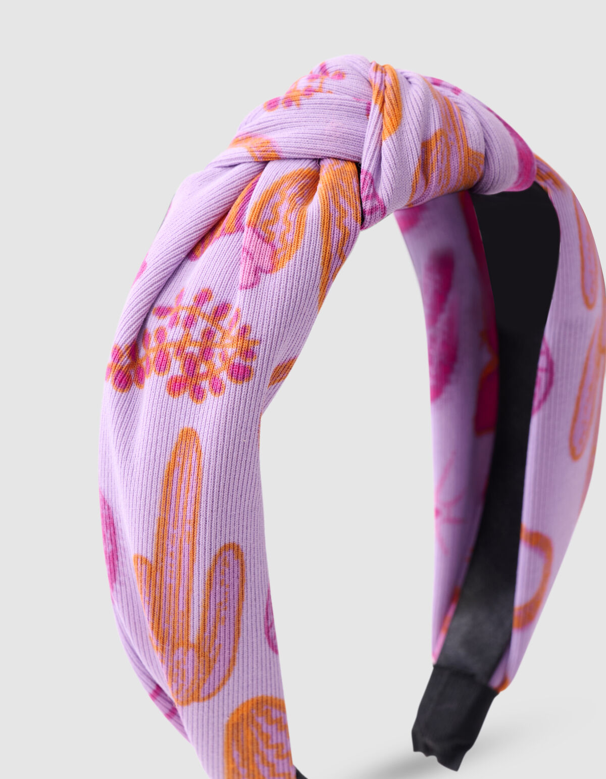 Printed Cactus Haarband Lichtpaars SHOEBY ACCESSOIRES