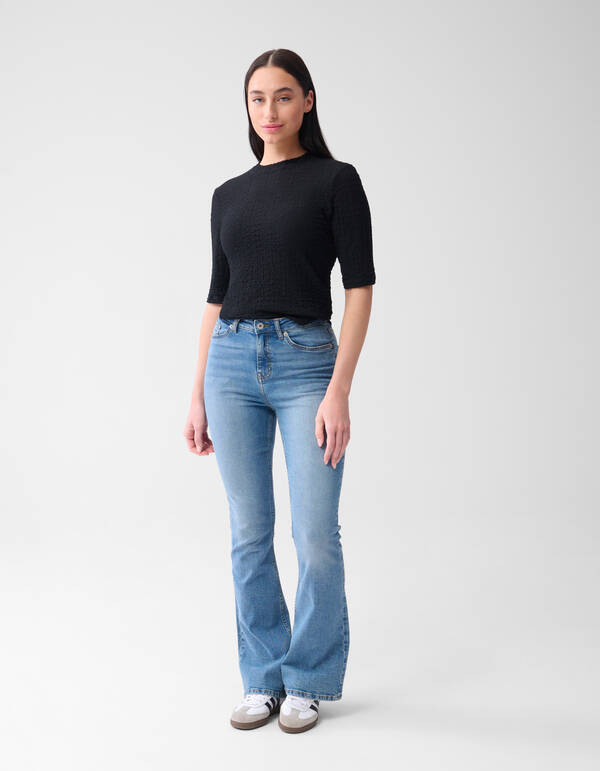 Crinkle Top Zwart SHOEBY WOMEN