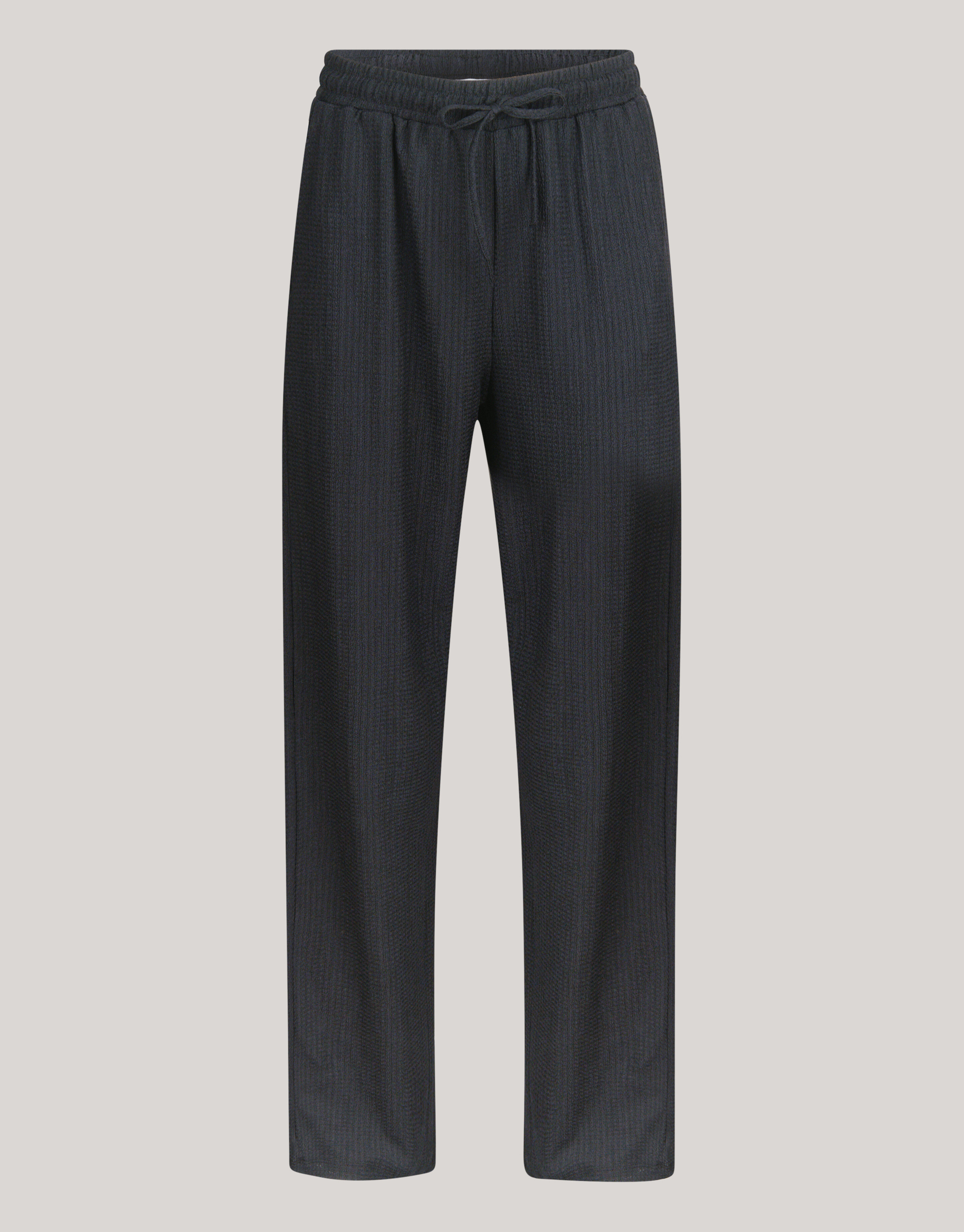 Crinkle Wide Leg Broek Zwart SHOEBY WOMEN