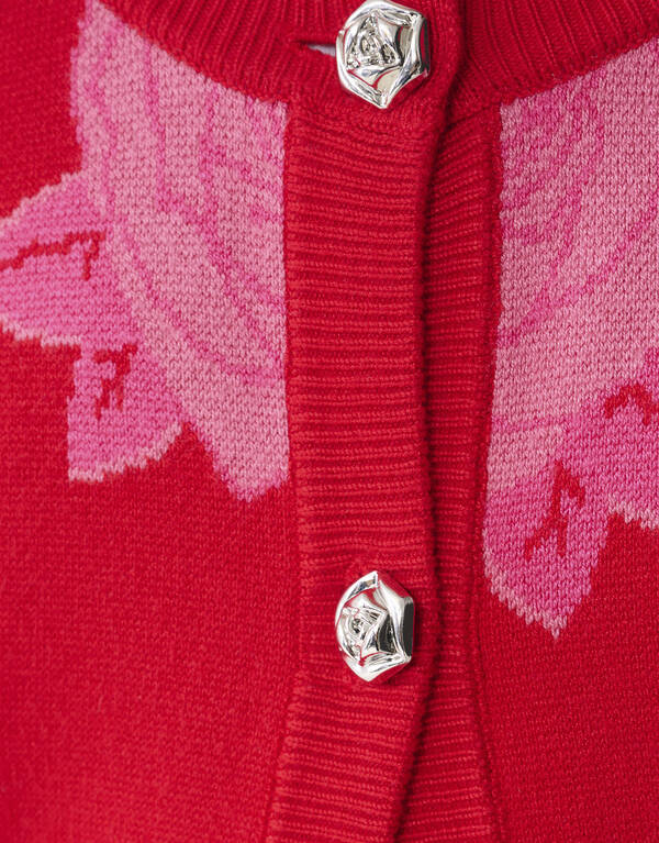 Rose Knit Vest Rood SHOEBY GIRLS