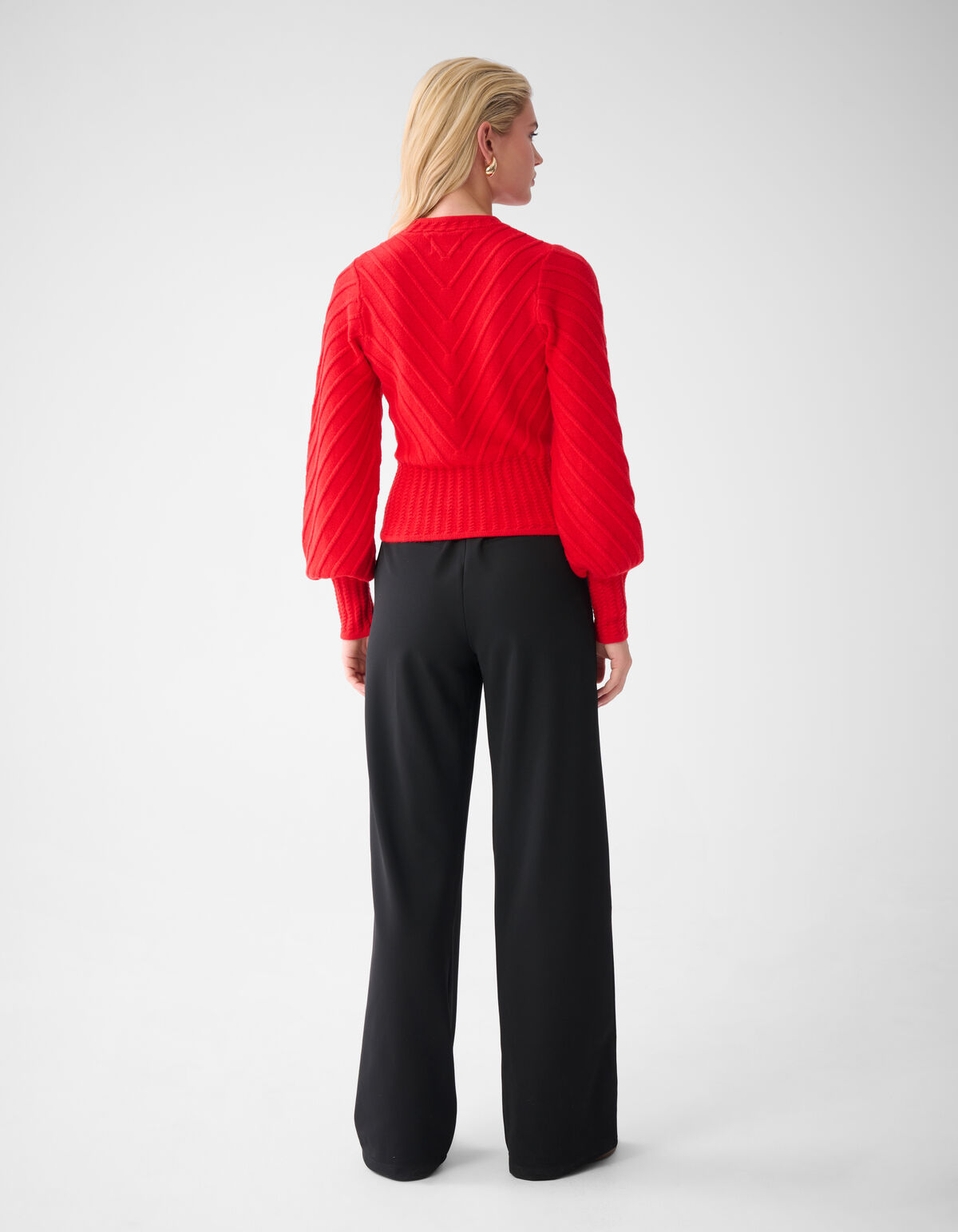 Diagonaal Trui Rood SHOEBY WOMEN