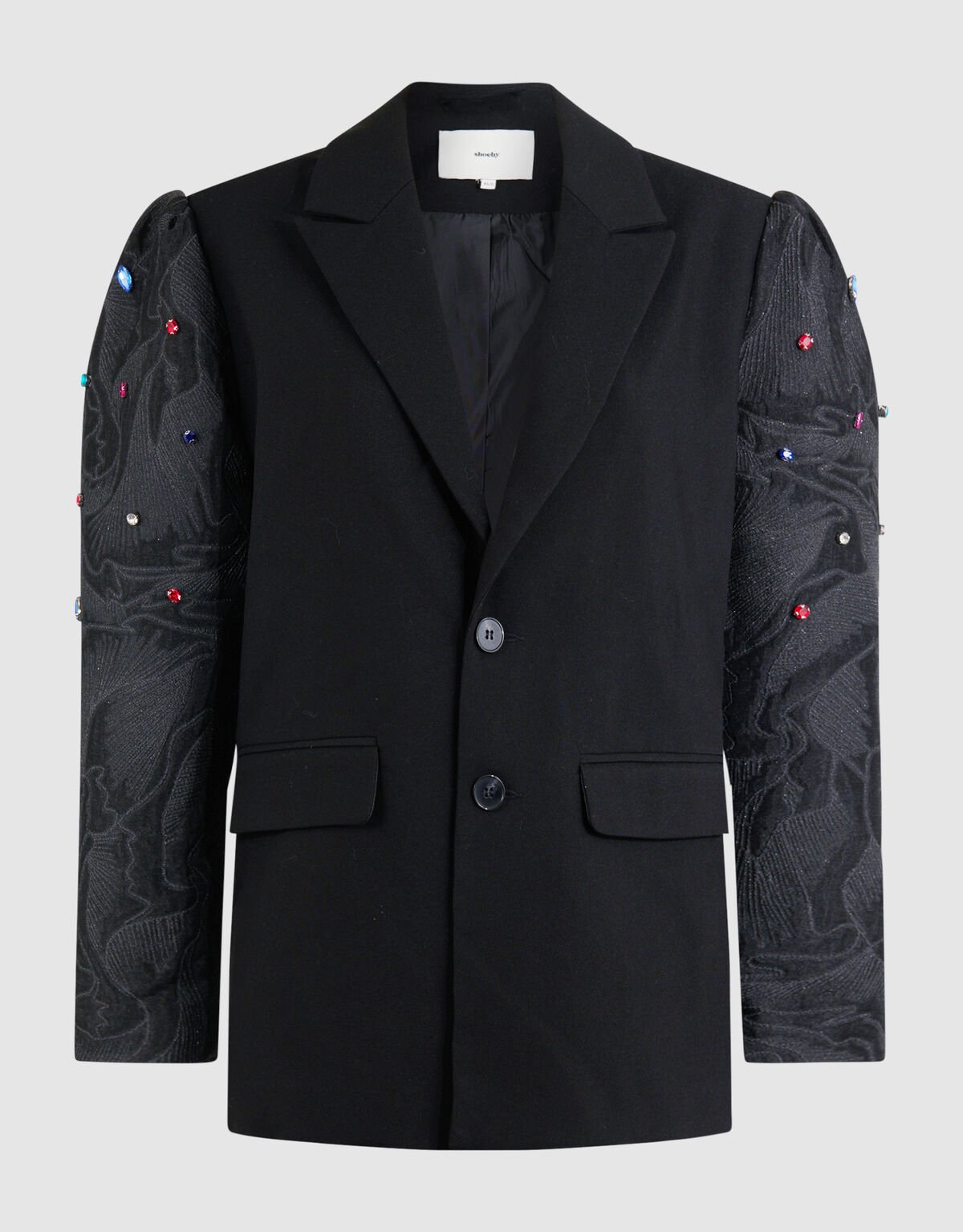 Statement Strass Blazer Zwart SHOEBY WOMEN