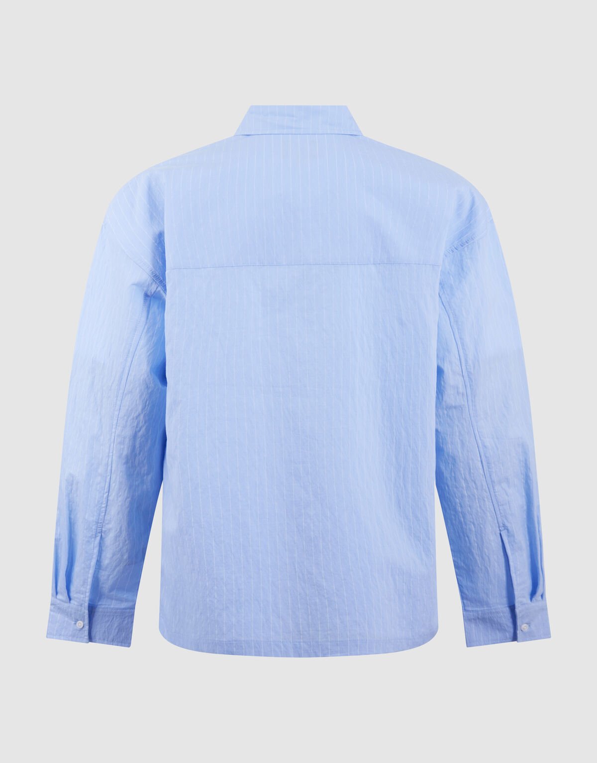 Relaxed Fit Pinstripe Overhemd Lichtblauw SHOEBY MEN