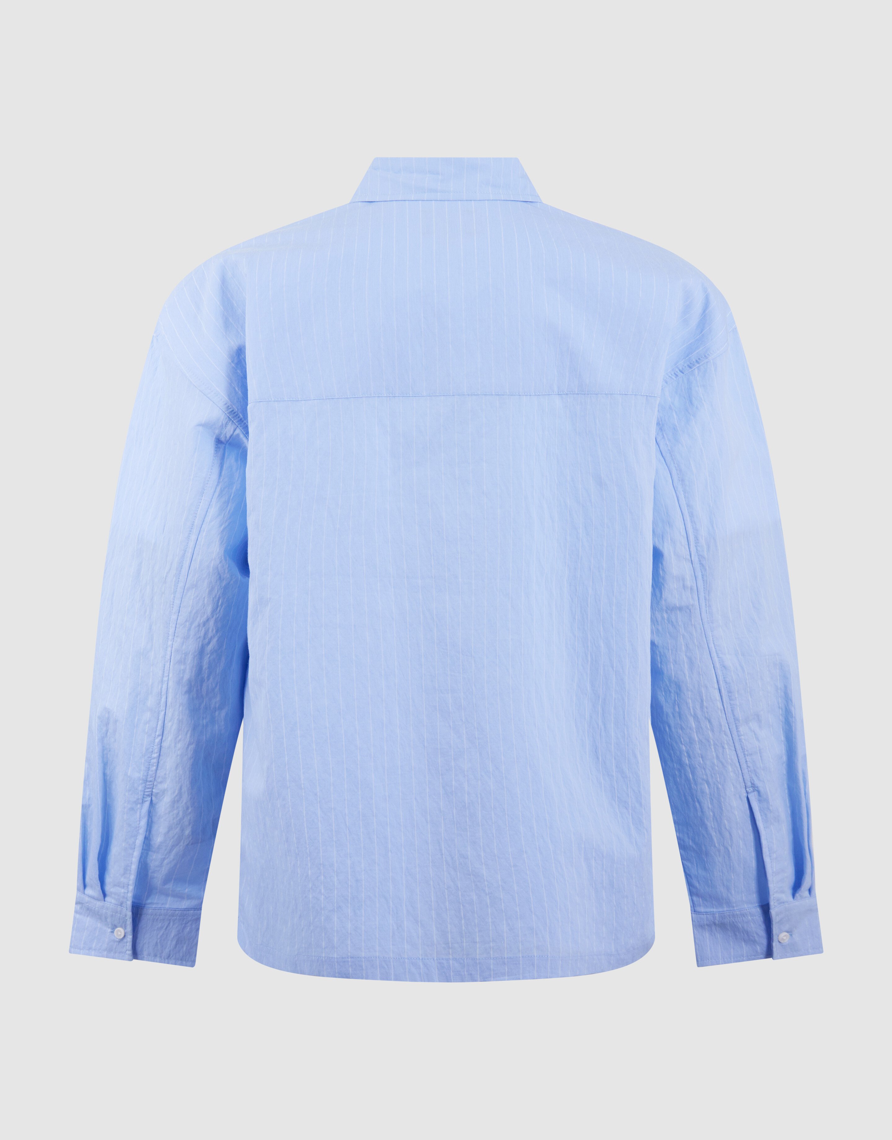 Relaxed Fit Pinstripe Overhemd Lichtblauw SHOEBY MEN