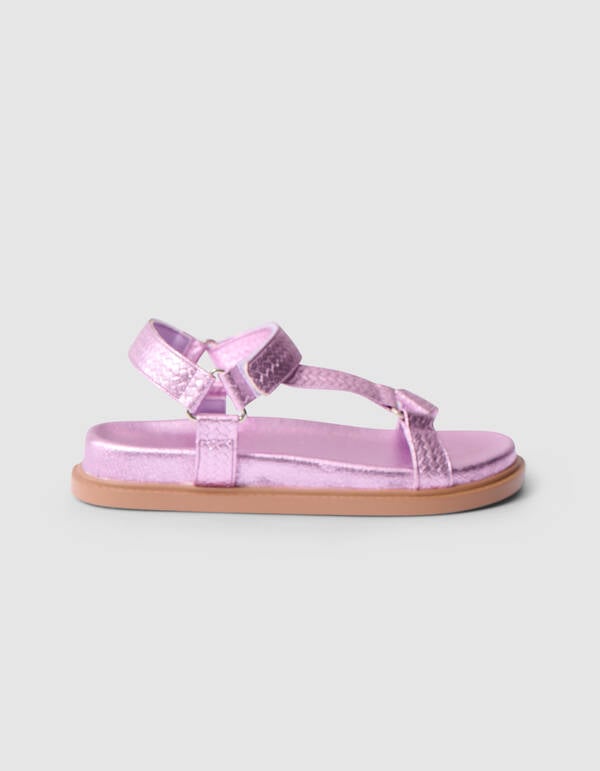 Metallic Sandalen Lichtroze SHOEBY SHOES