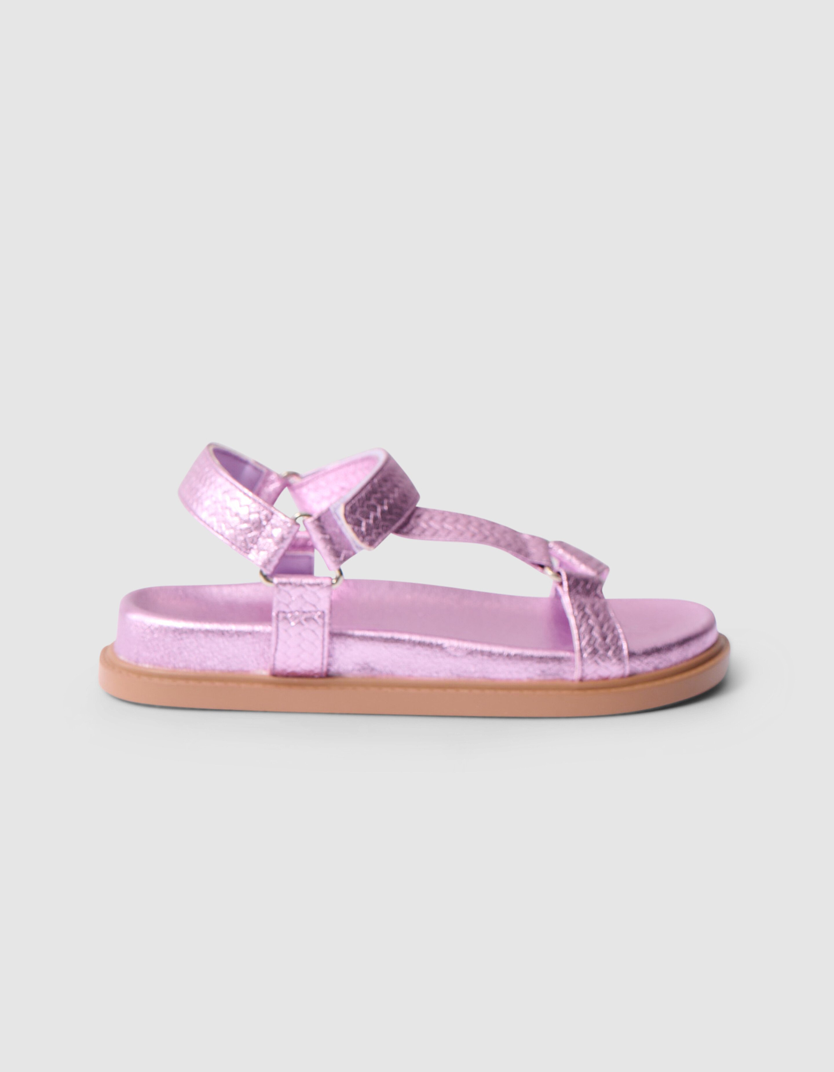 Metallic Sandalen Lichtroze SHOEBY SHOES