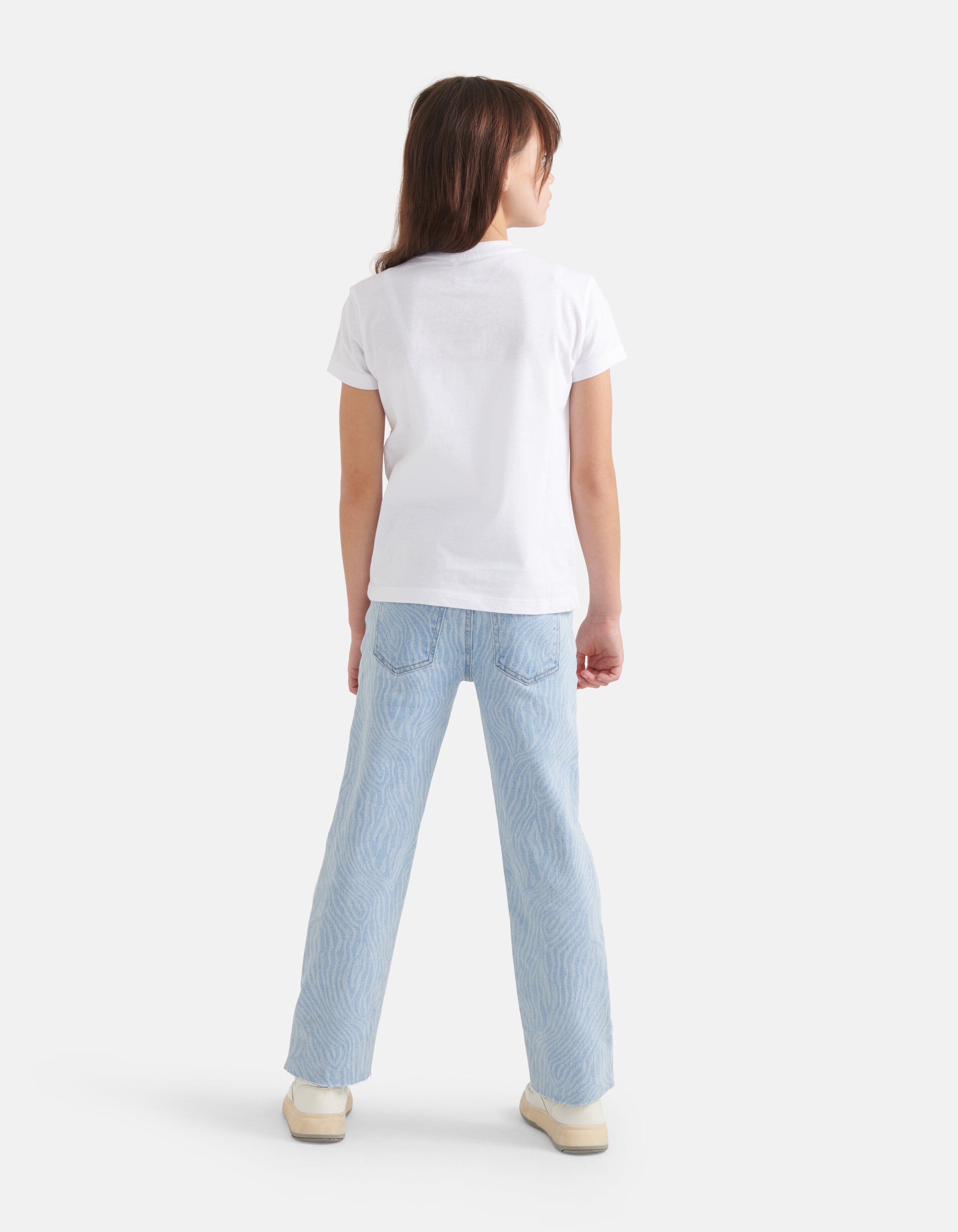 Loose Fit T-shirt Wit SHOEBY GIRLS