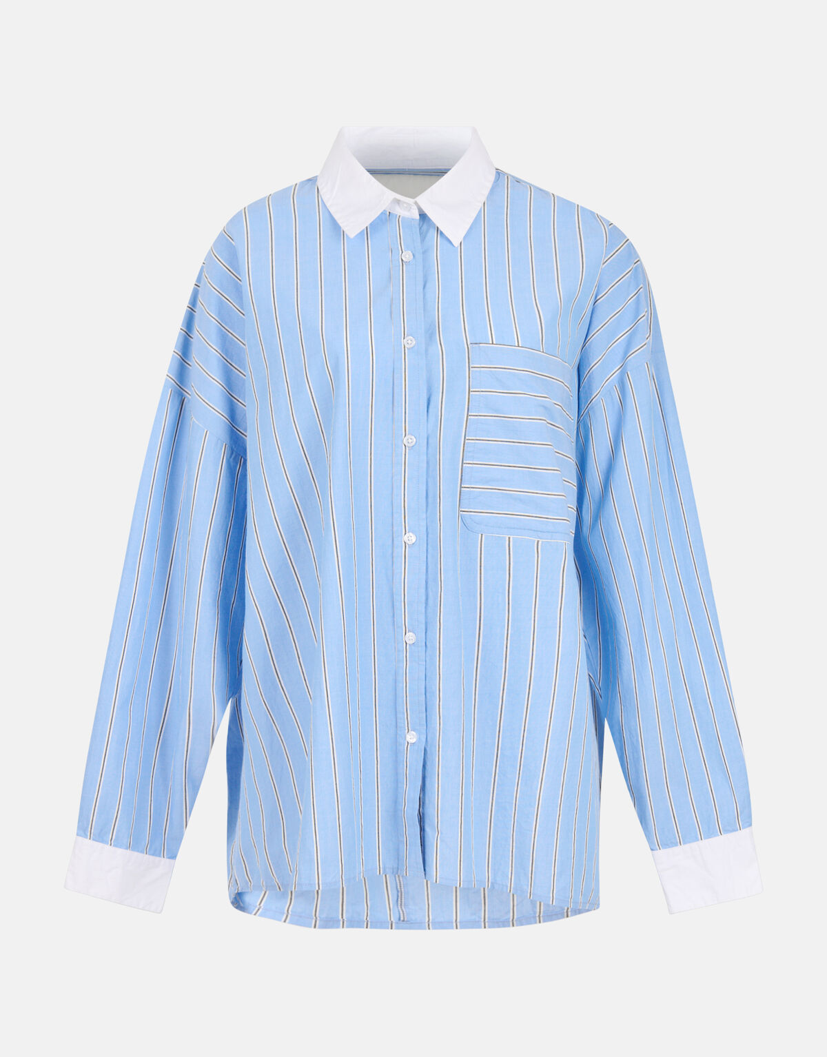 Pinstripe Blouse Lichtblauw By Lonneke SHOEBY WOMEN