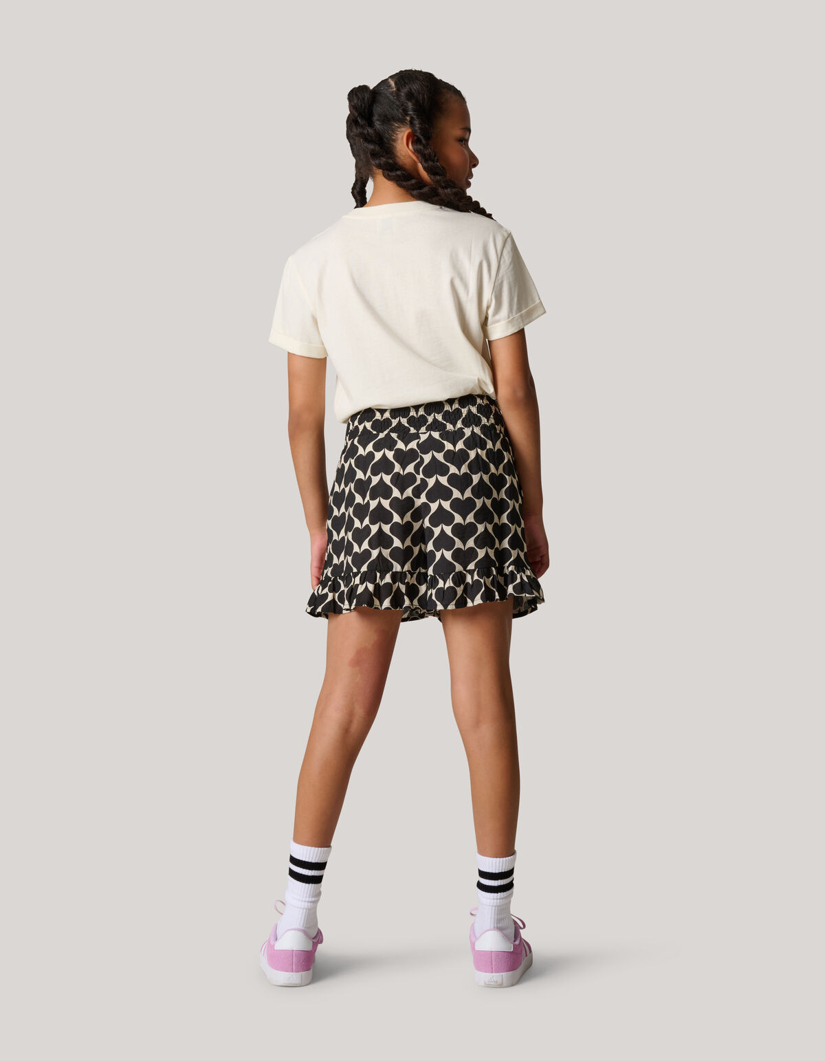 Artwork T-shirt Wit SHOEBY GIRLS