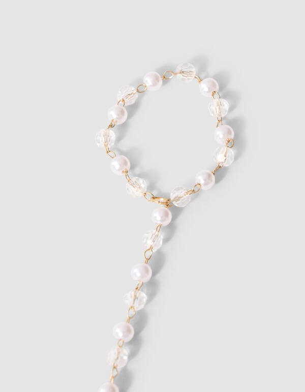 Parel Hand Chain Goud SHOEBY ACCESSOIRES