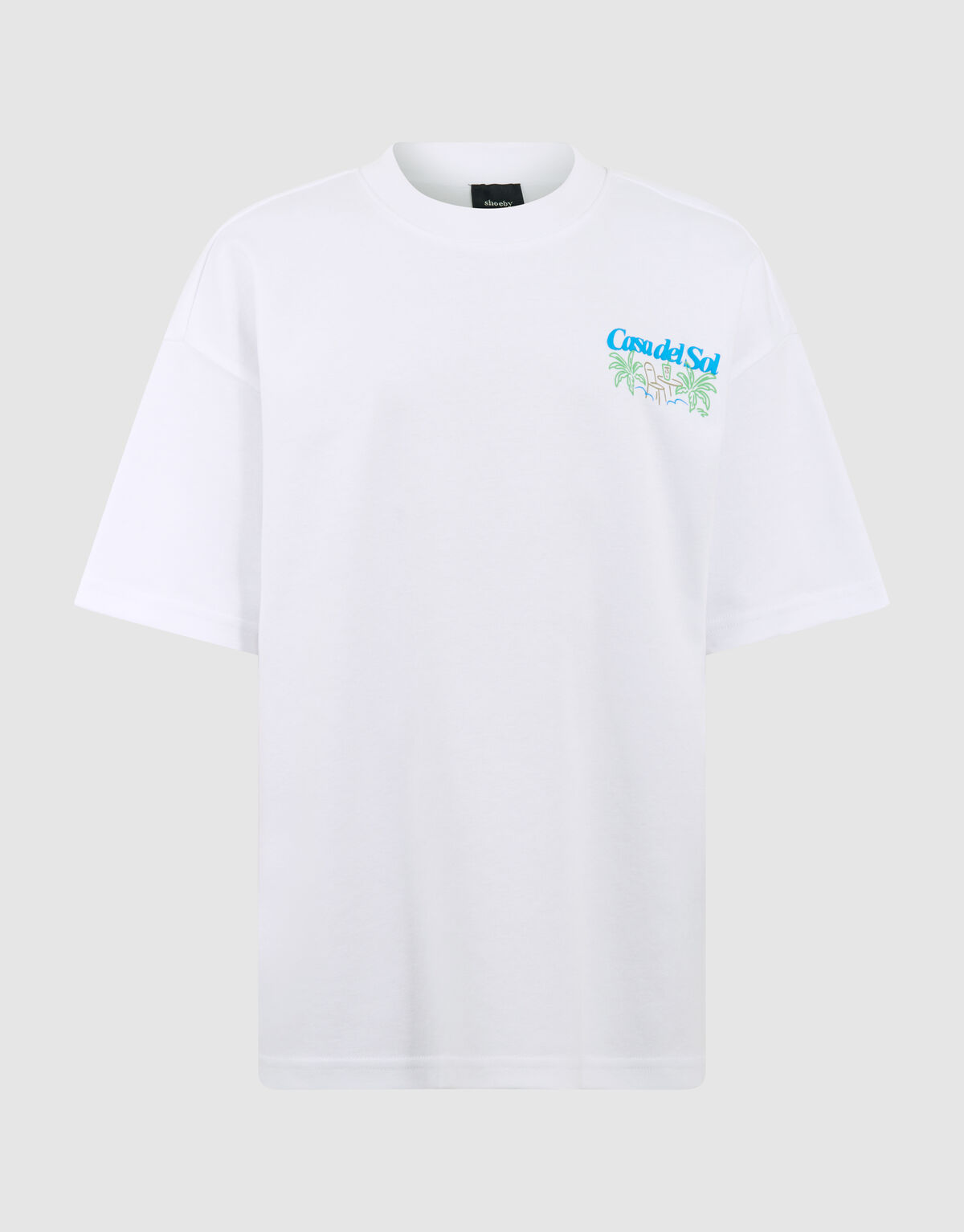 Casa Del Sol Artwork T-shirt Wit SHOEBY BOYS