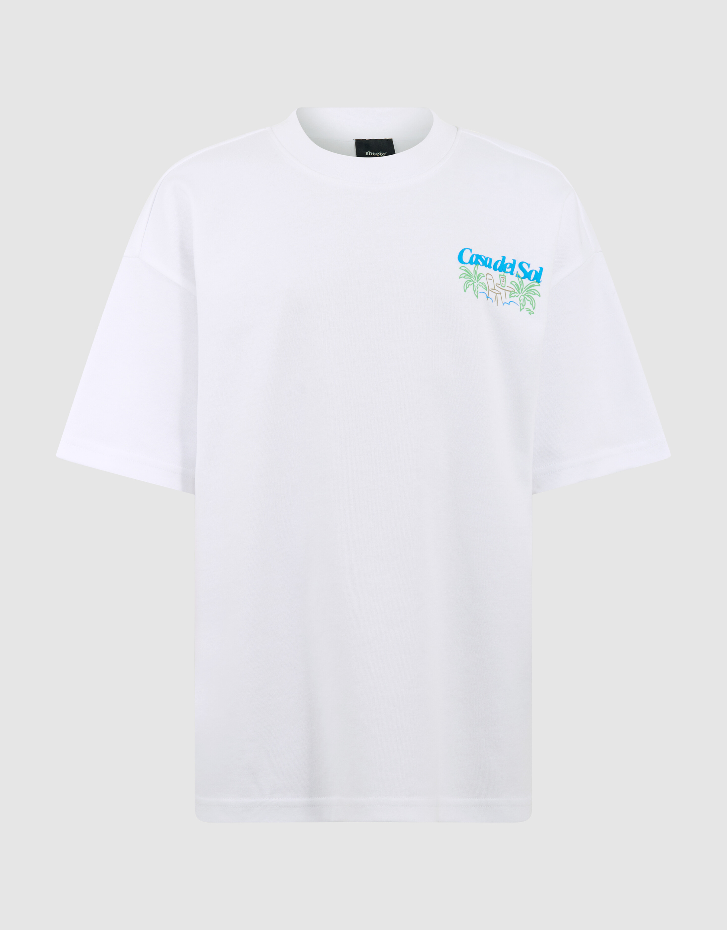 Casa Del Sol Artwork T-shirt Wit SHOEBY BOYS