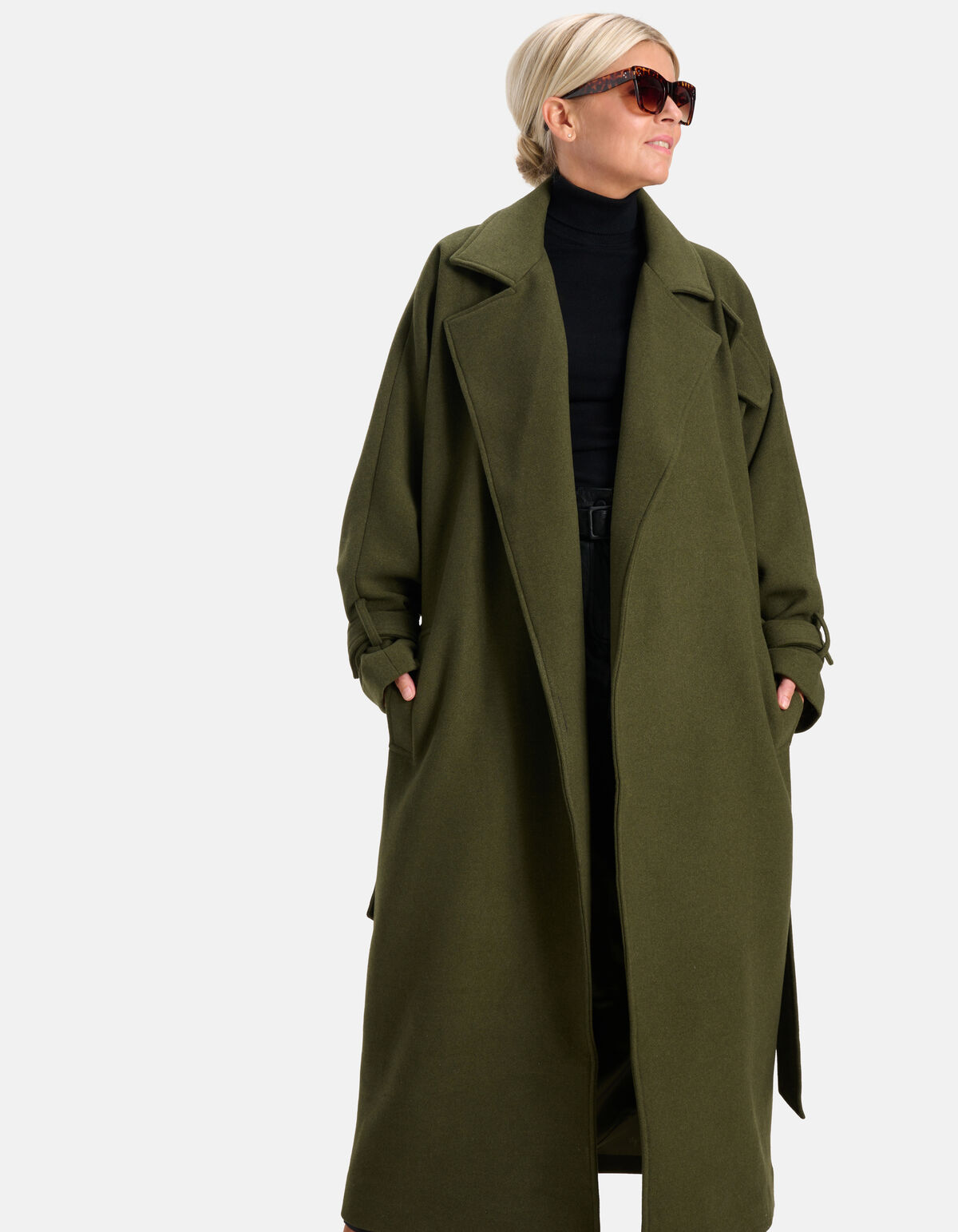 Mantel Jas Donkergroen By Lonneke SHOEBY WOMEN