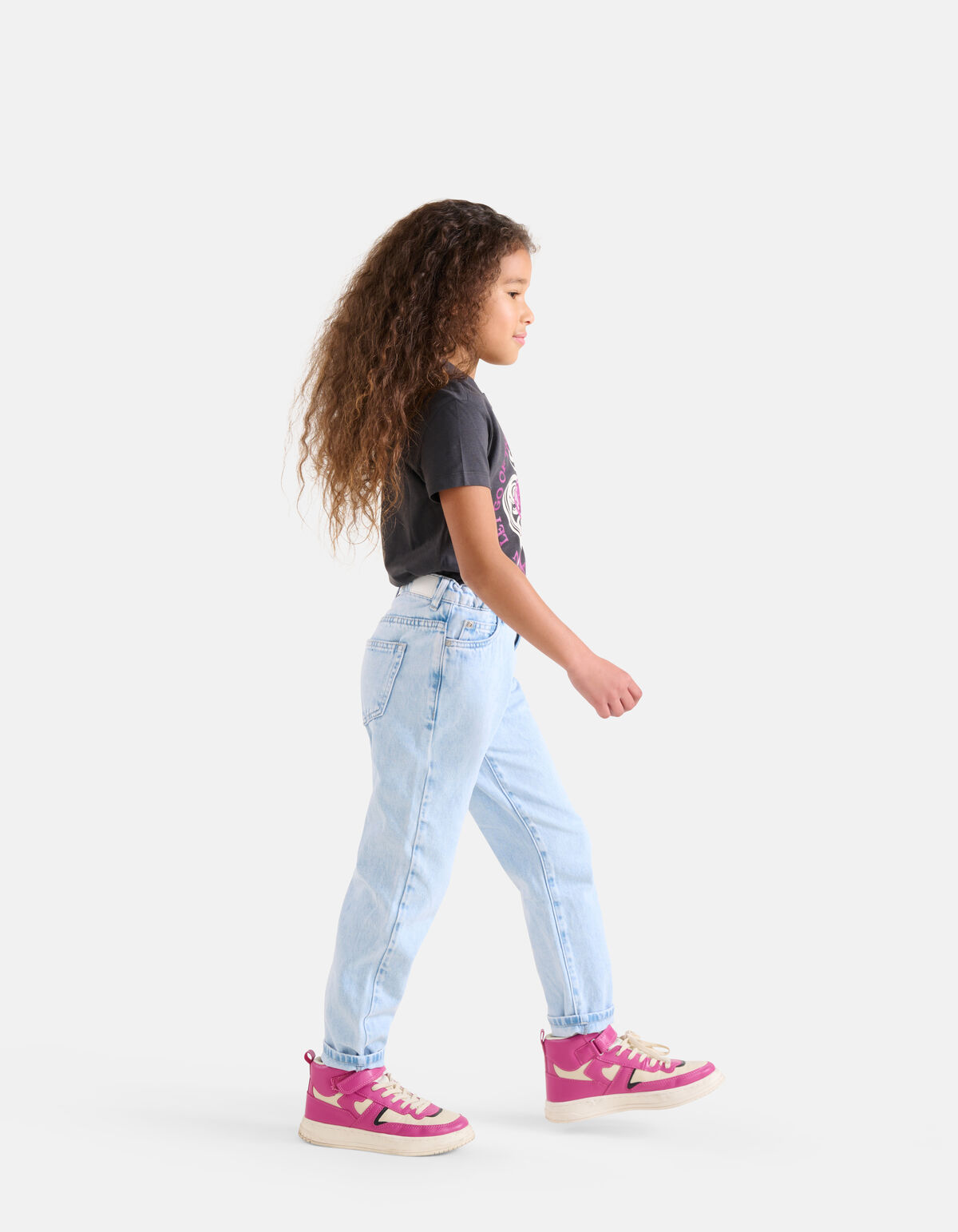 Barrel Leg Jeans Bleached SHOEBY GIRLS