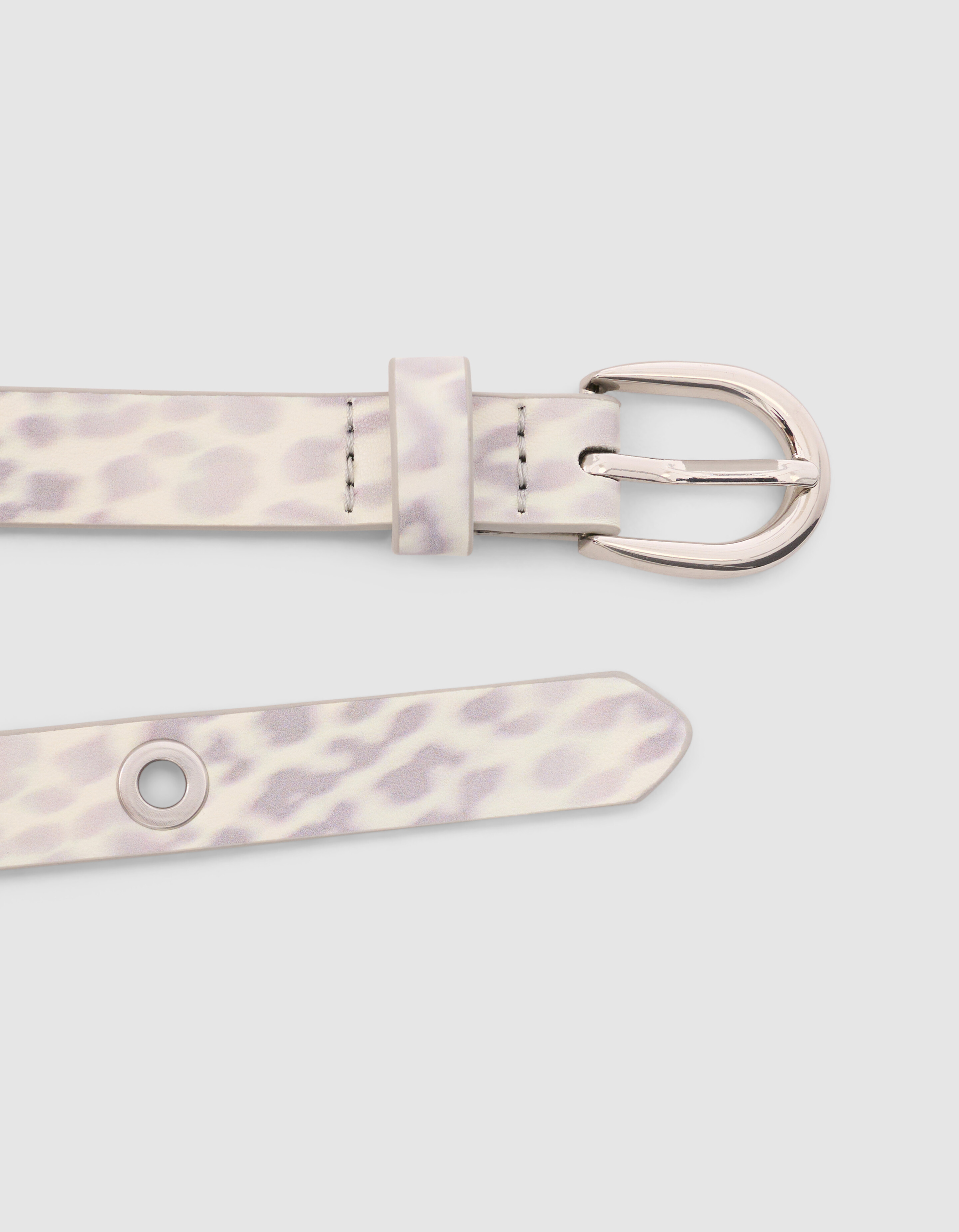 Leopard Riem Lichtbruin SHOEBY ACCESSOIRES