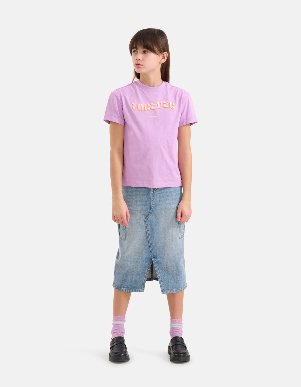 Artwork T-shirt Lila SHOEBY GIRLS