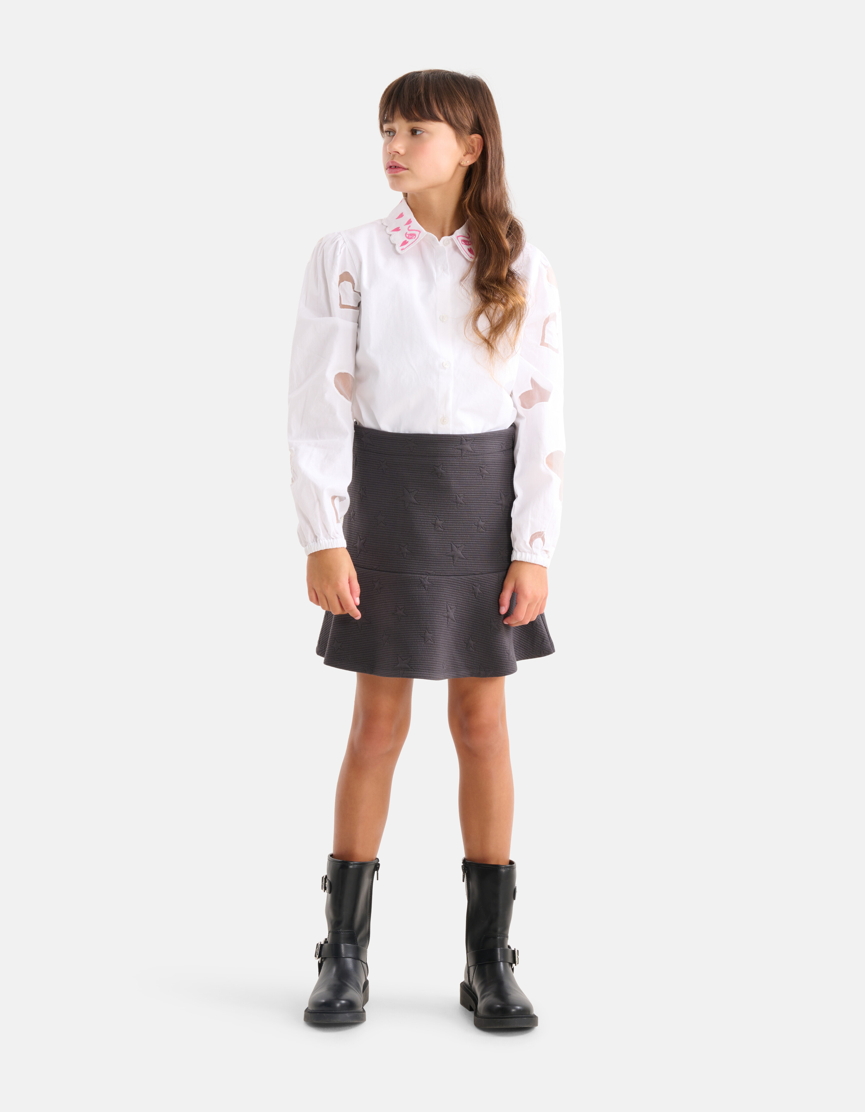 Sterren Rok Donkergrijs SHOEBY GIRLS