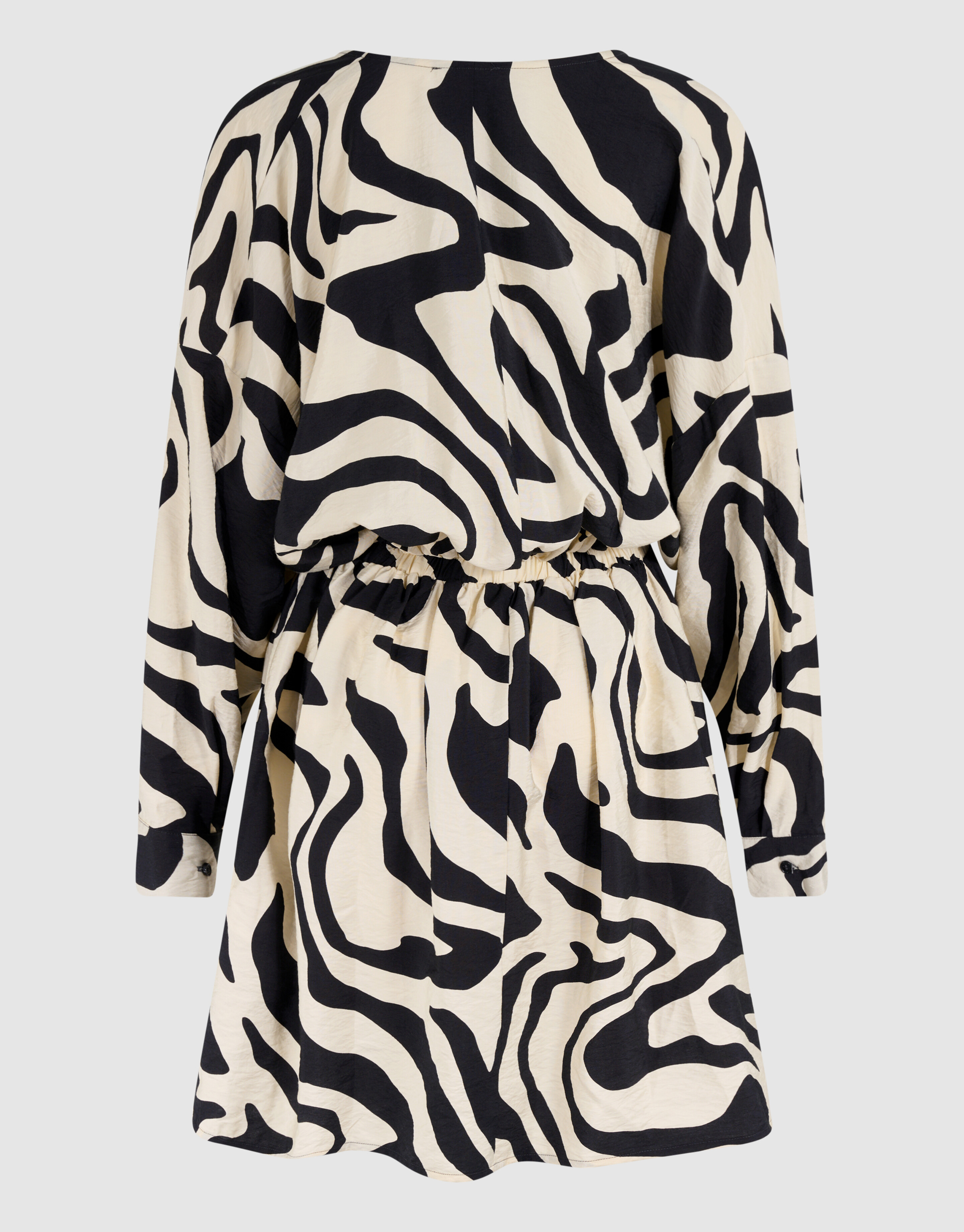 Zebra Mini Jurk Zwart SHOEBY WOMEN