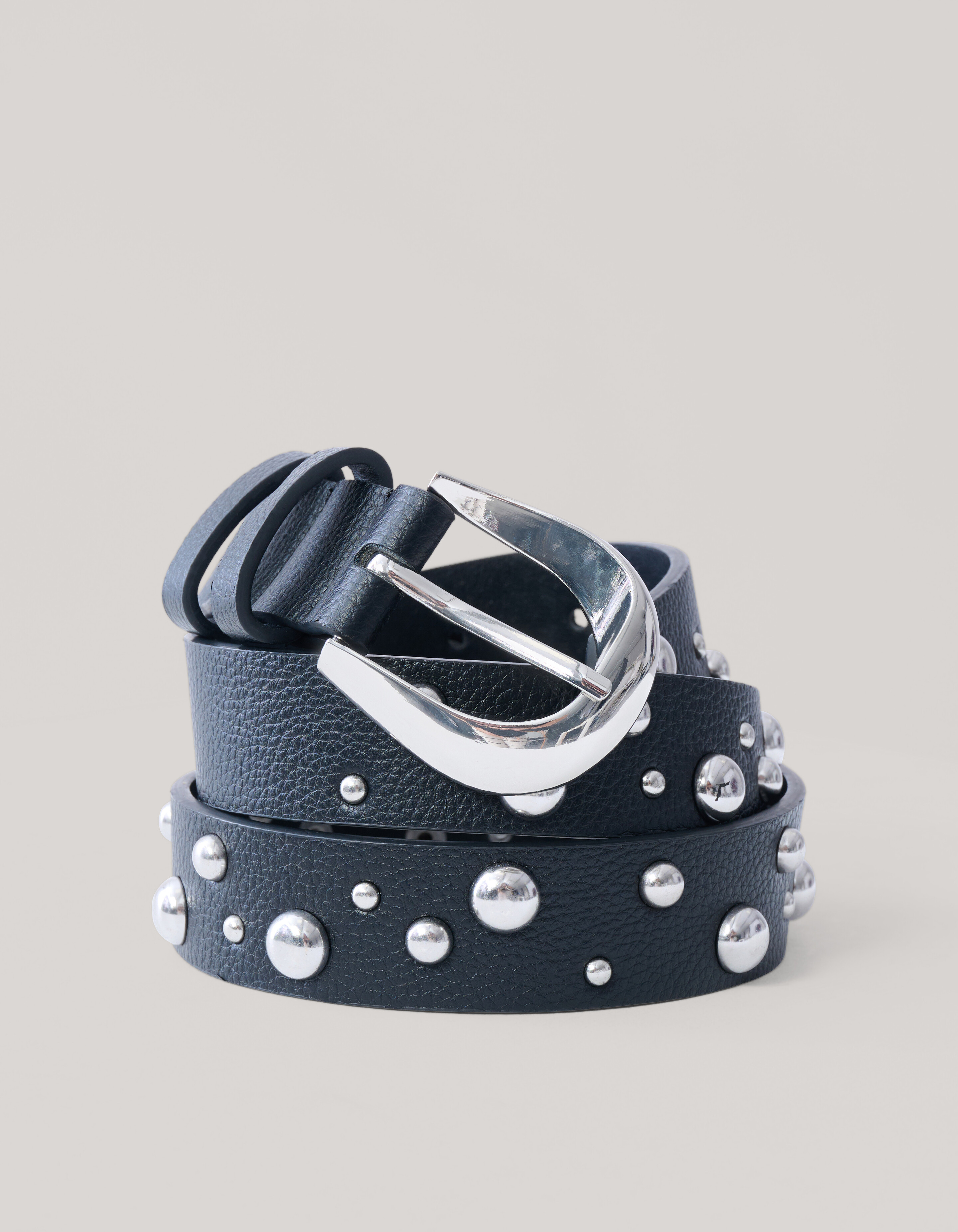 Stud Riem Zwart SHOEBY ACCESSOIRES