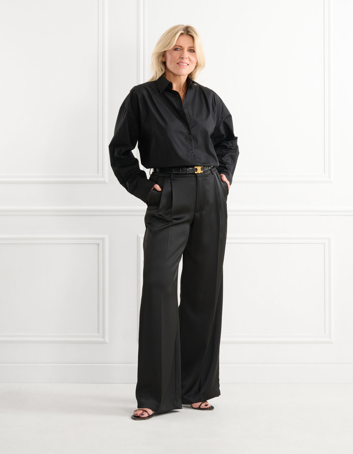 Satijnen Pantalon Zwart By Lonneke SHOEBY WOMEN