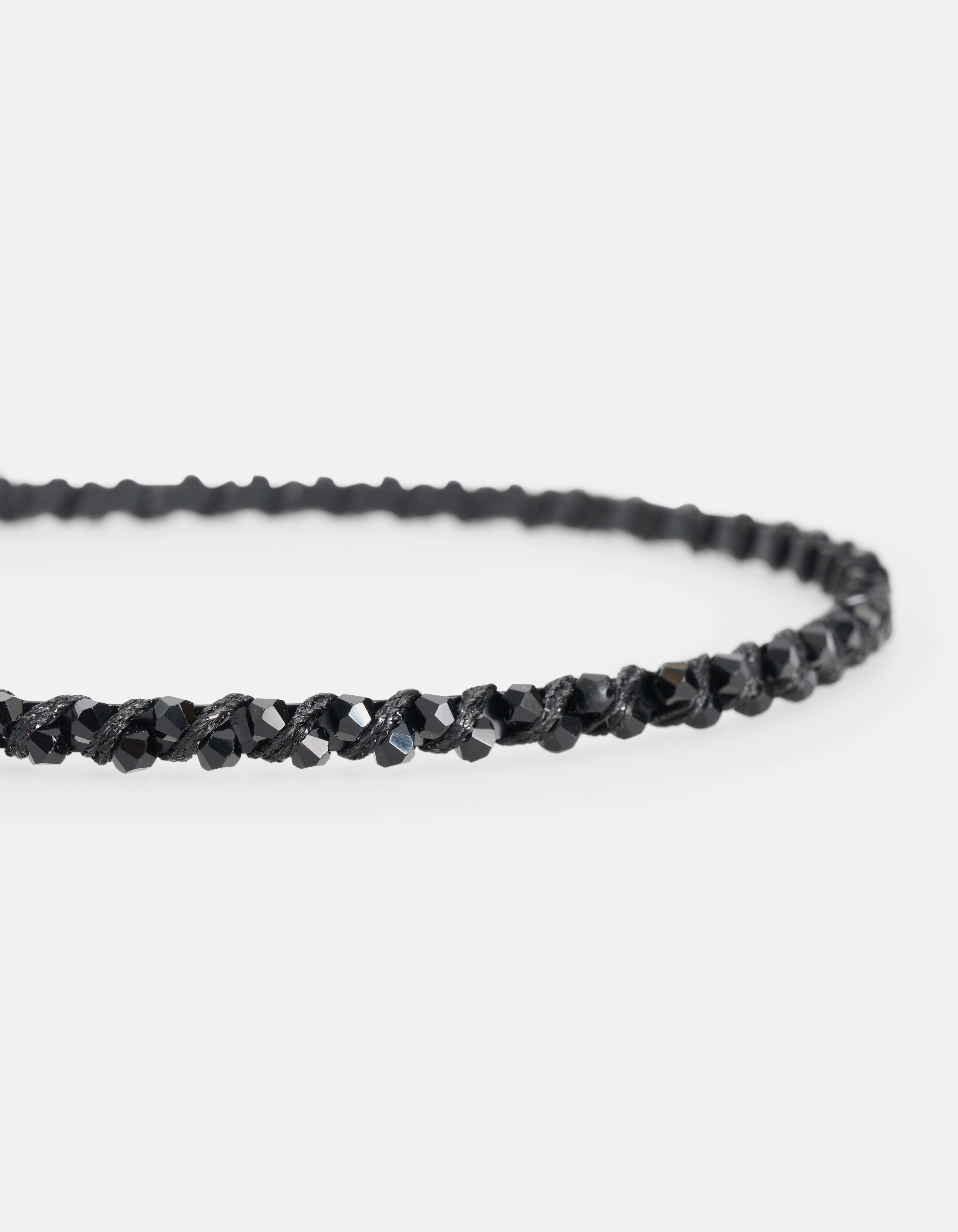 Kralen Haarband Zwart SHOEBY ACCESSOIRES