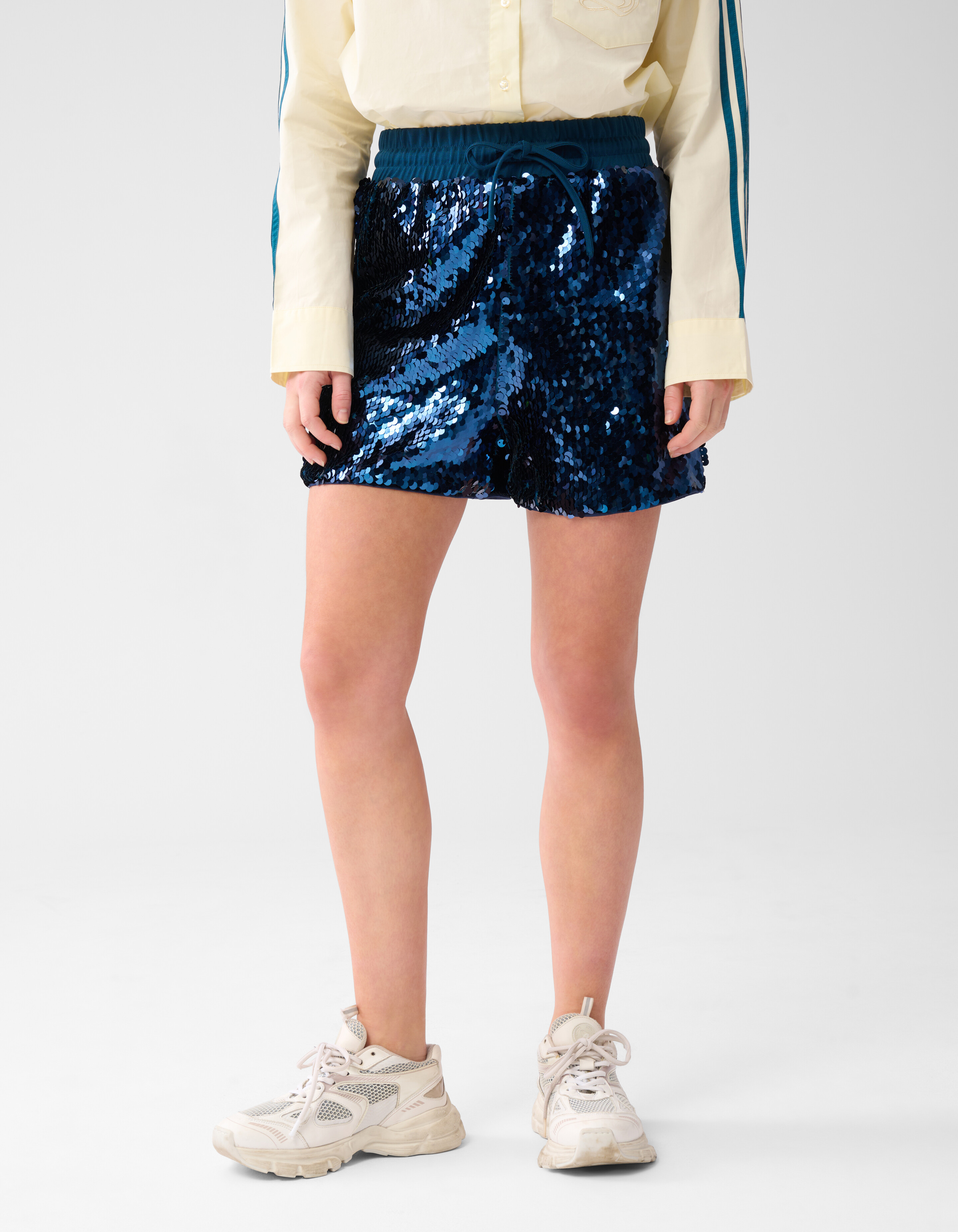 Sequin Short Blauw SHOEBY WOMEN