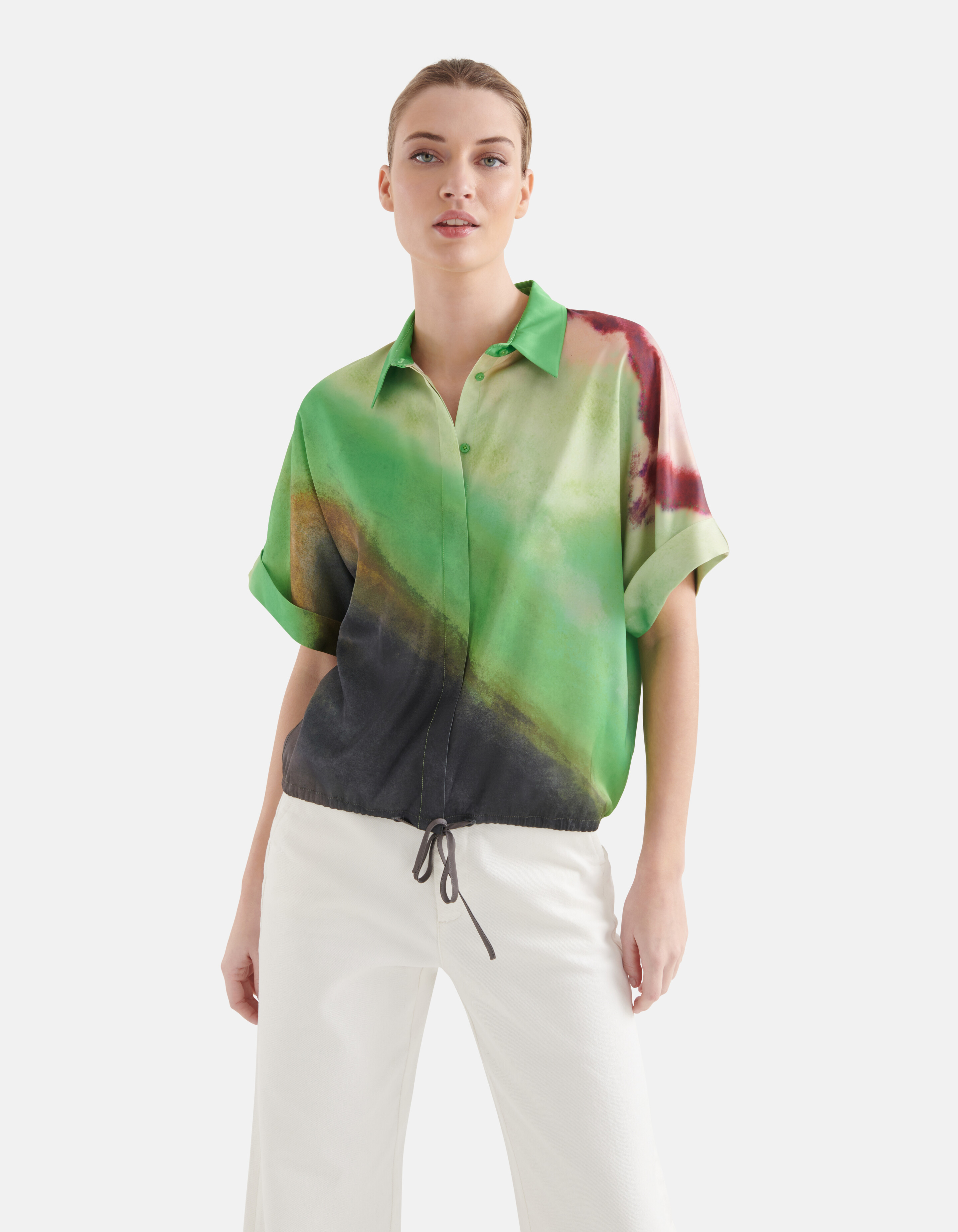 Printed Blouse Groen By Mieke SHOEBY WOMEN