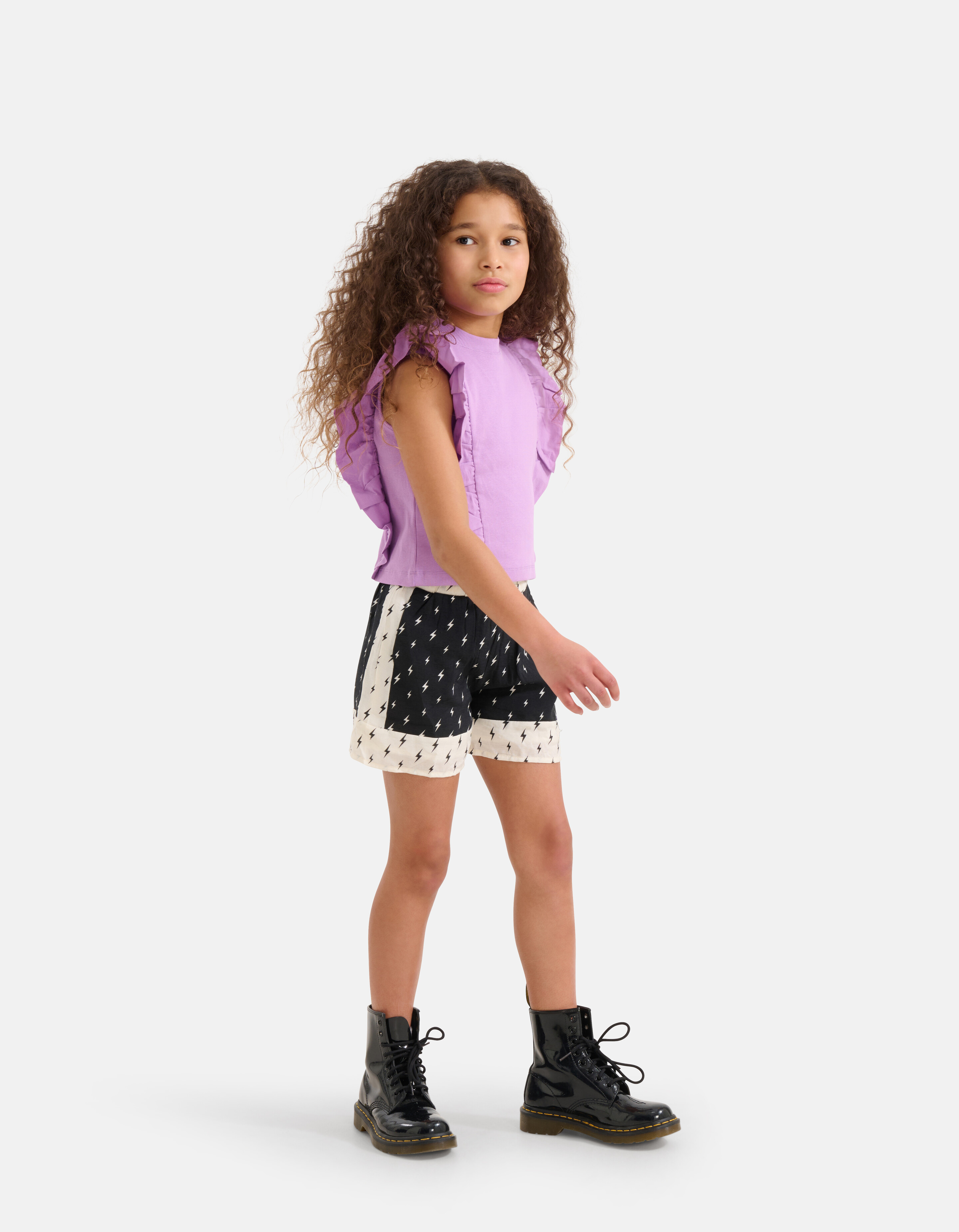Ruffle Top Lichtpaars SHOEBY GIRLS
