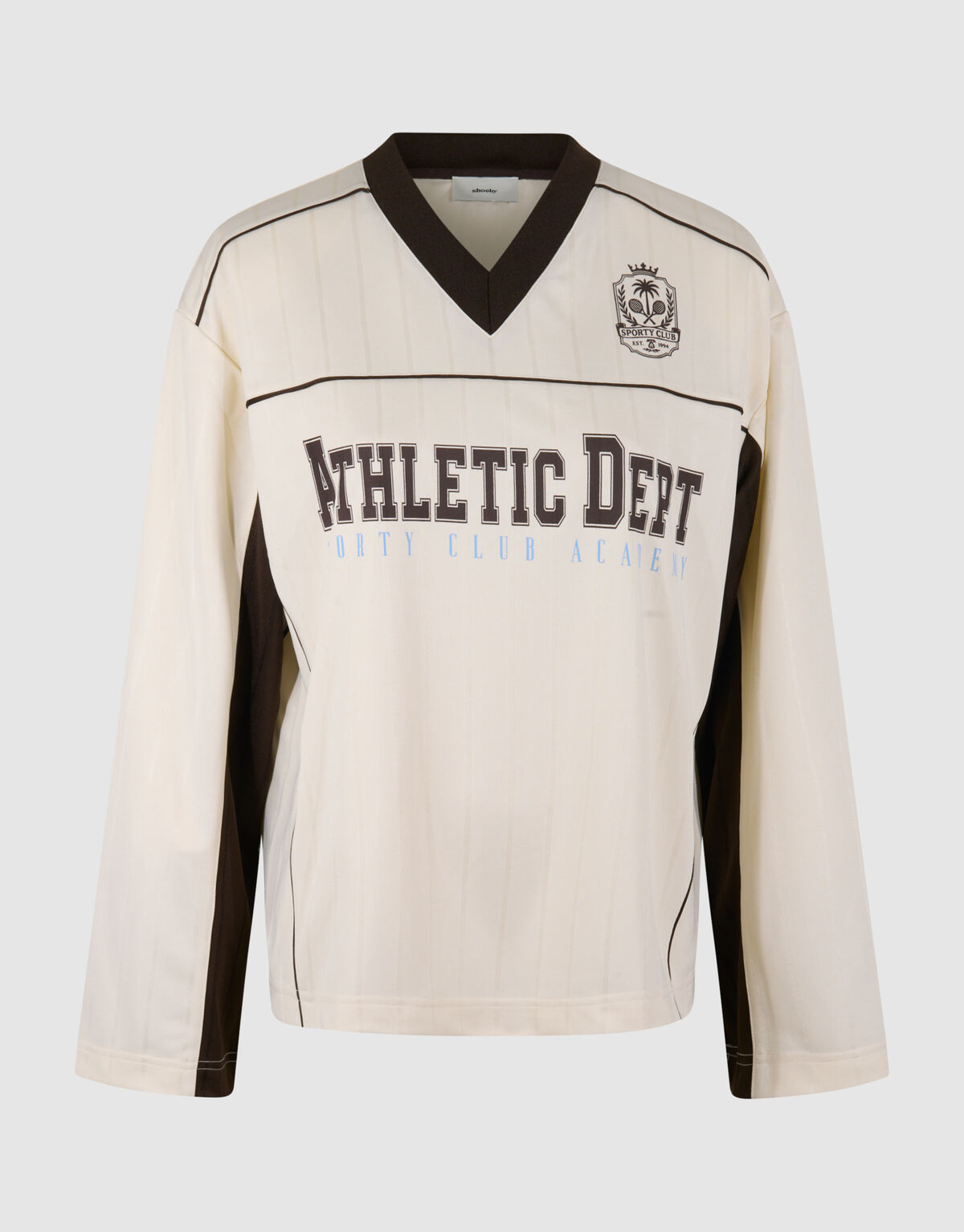 Sporty Longsleeve Top Gebroken Wit SHOEBY WOMEN