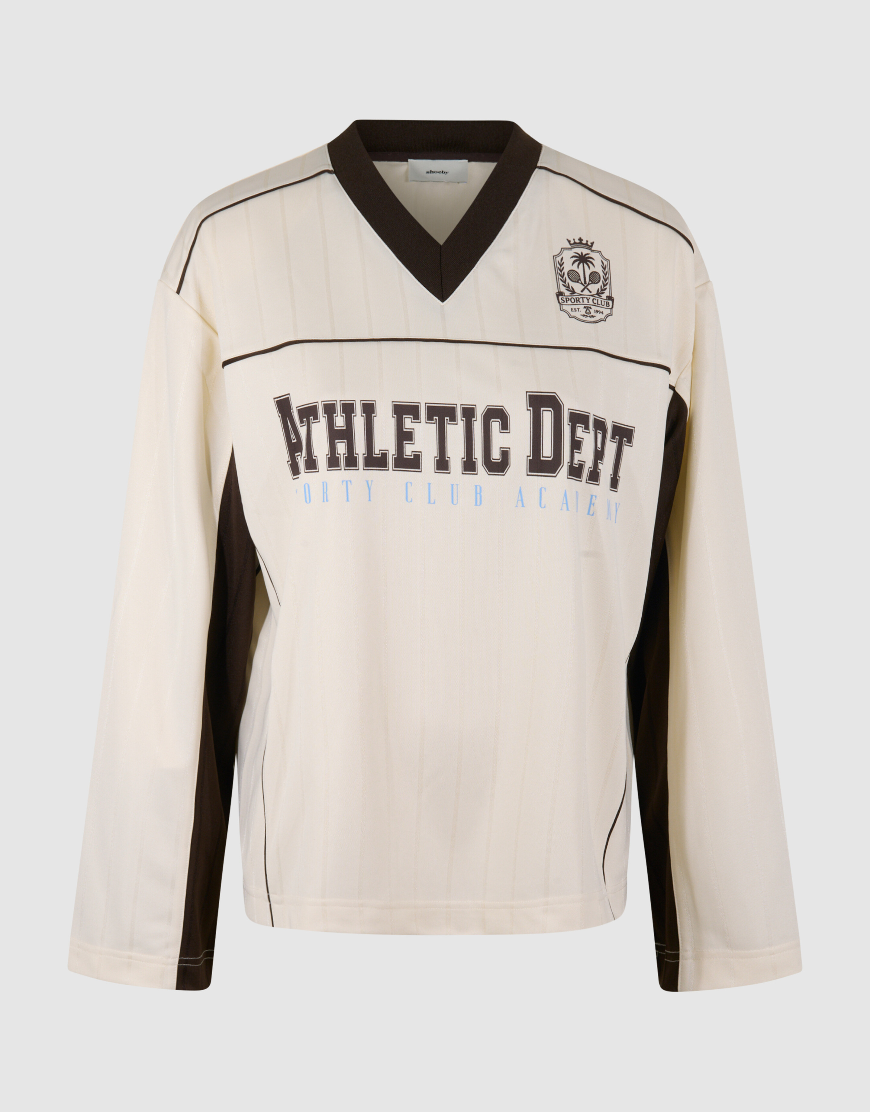 Sporty Longsleeve Top Gebroken Wit SHOEBY WOMEN