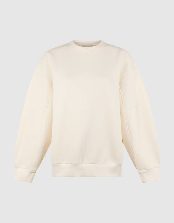 Big Sleeve Sweater Gebroken Wit SHOEBY WOMEN