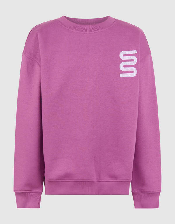 Artwork Sweater Paars SHOEBY BOYS