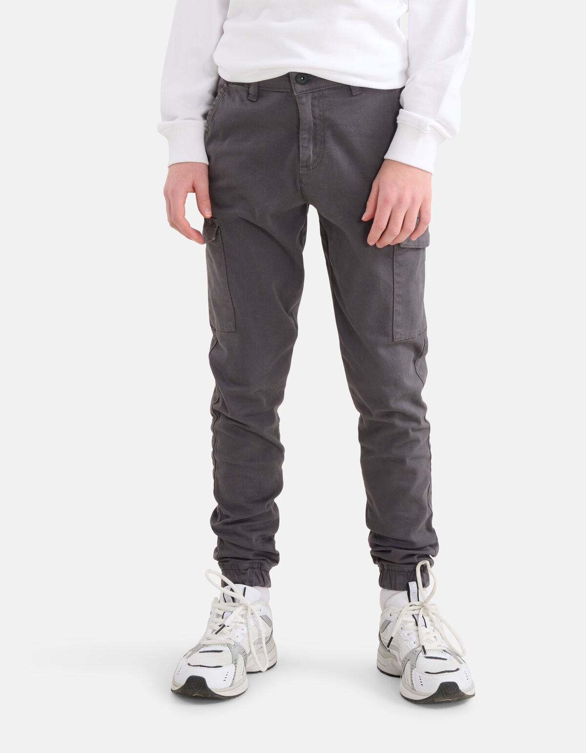 Cargo Broek Donkergrijs SHOEBY BOYS