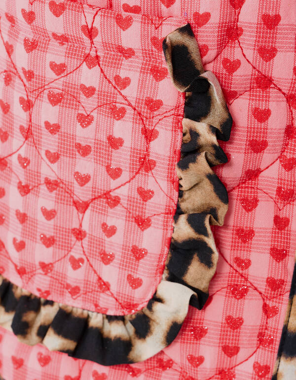 Quilted Heart Gilet Roze SHOEBY GIRLS