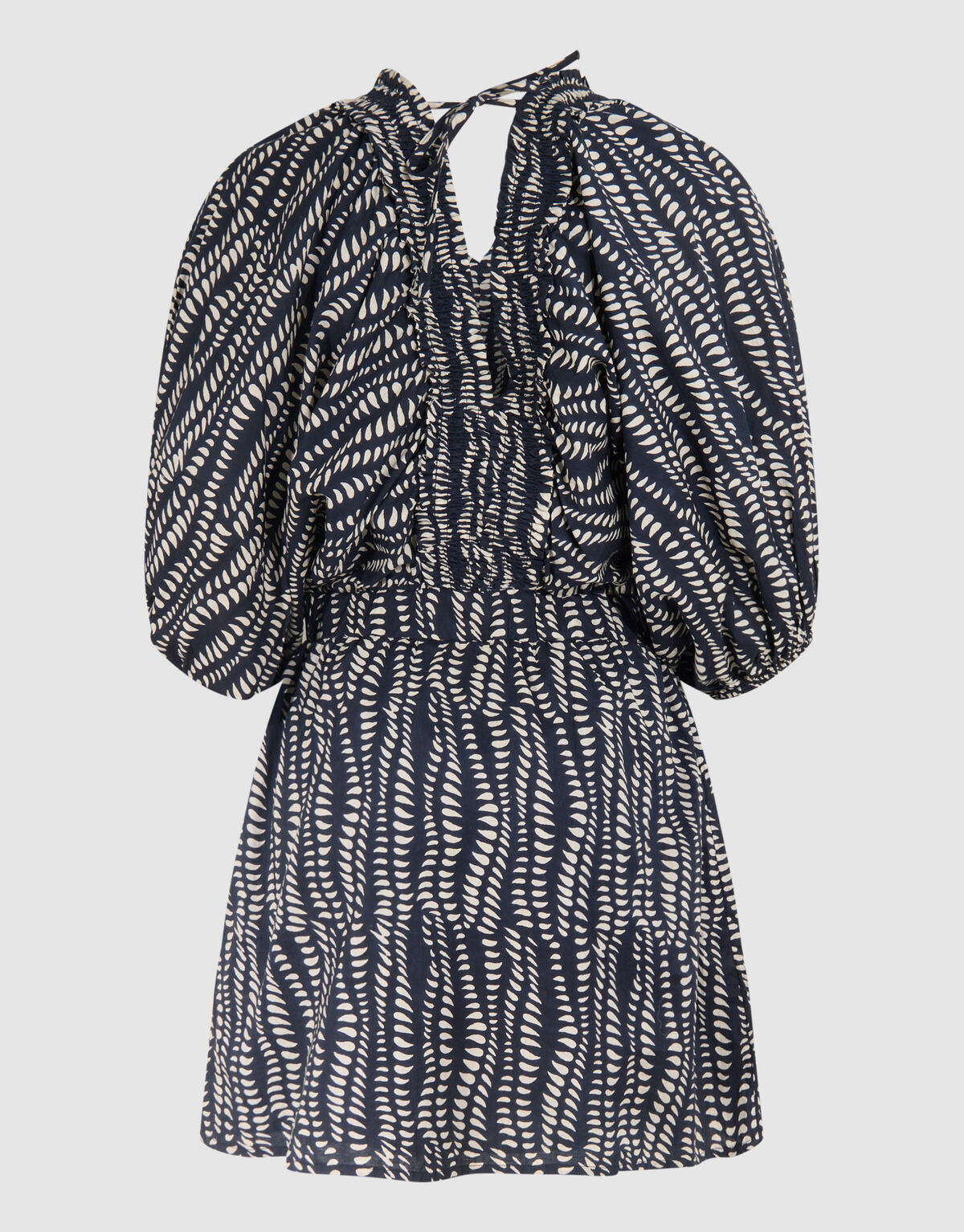 Printed Mini Jurk Zwart/Wit SHOEBY WOMEN