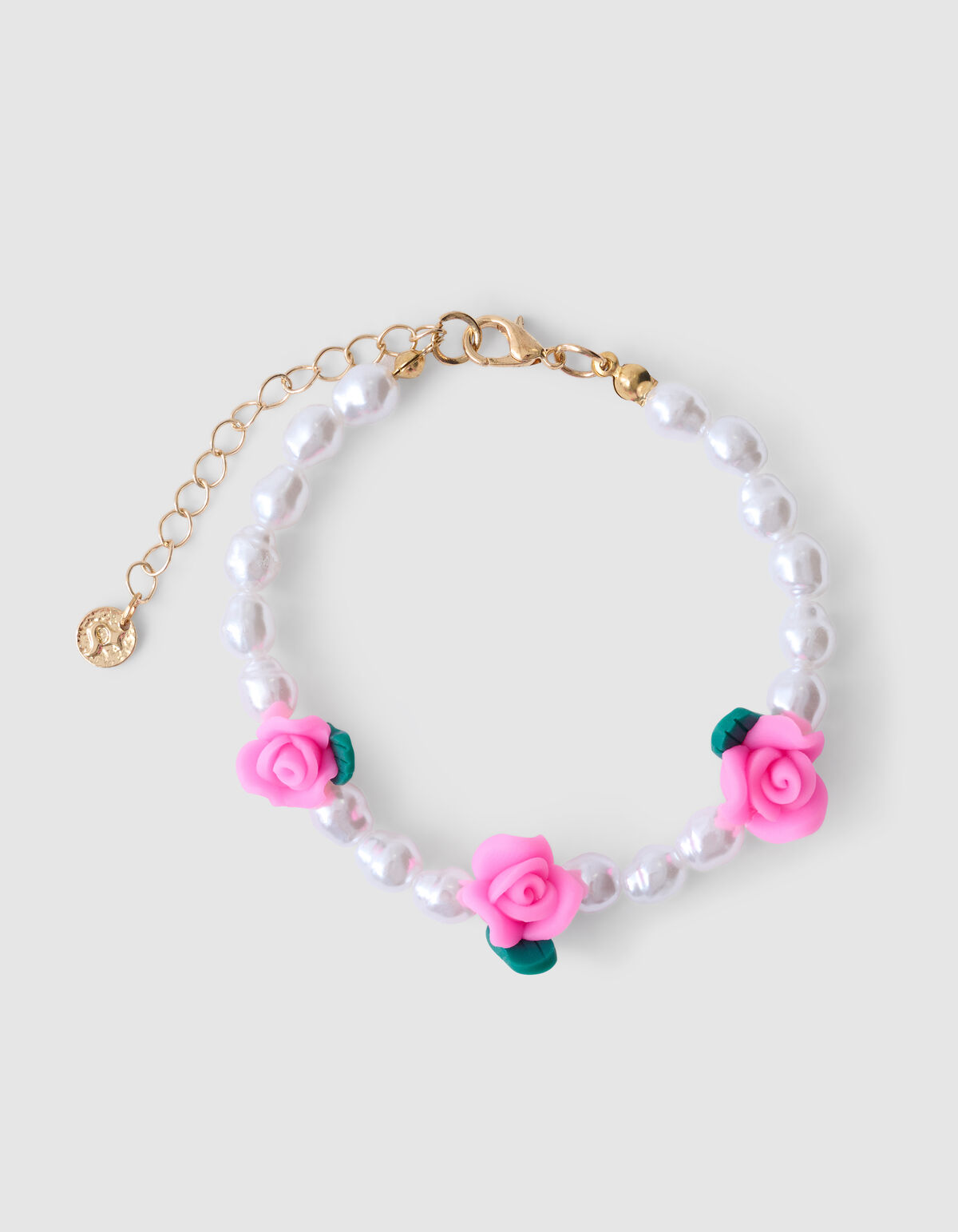 Roses Parel Armband Goud SHOEBY ACCESSOIRES