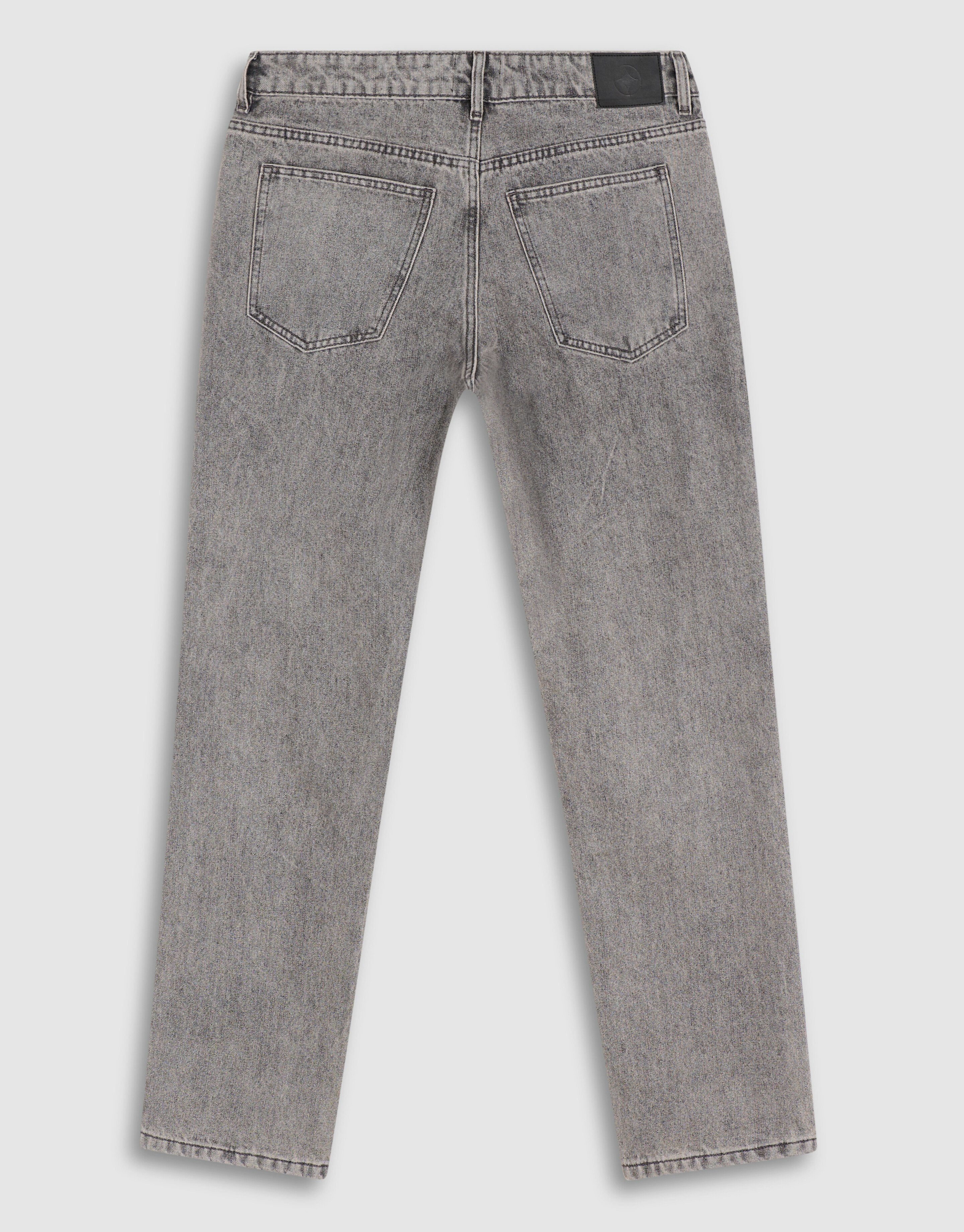Modern Straight Fit Jeans Dirty Wash Grijs L32 SHOEBY MEN