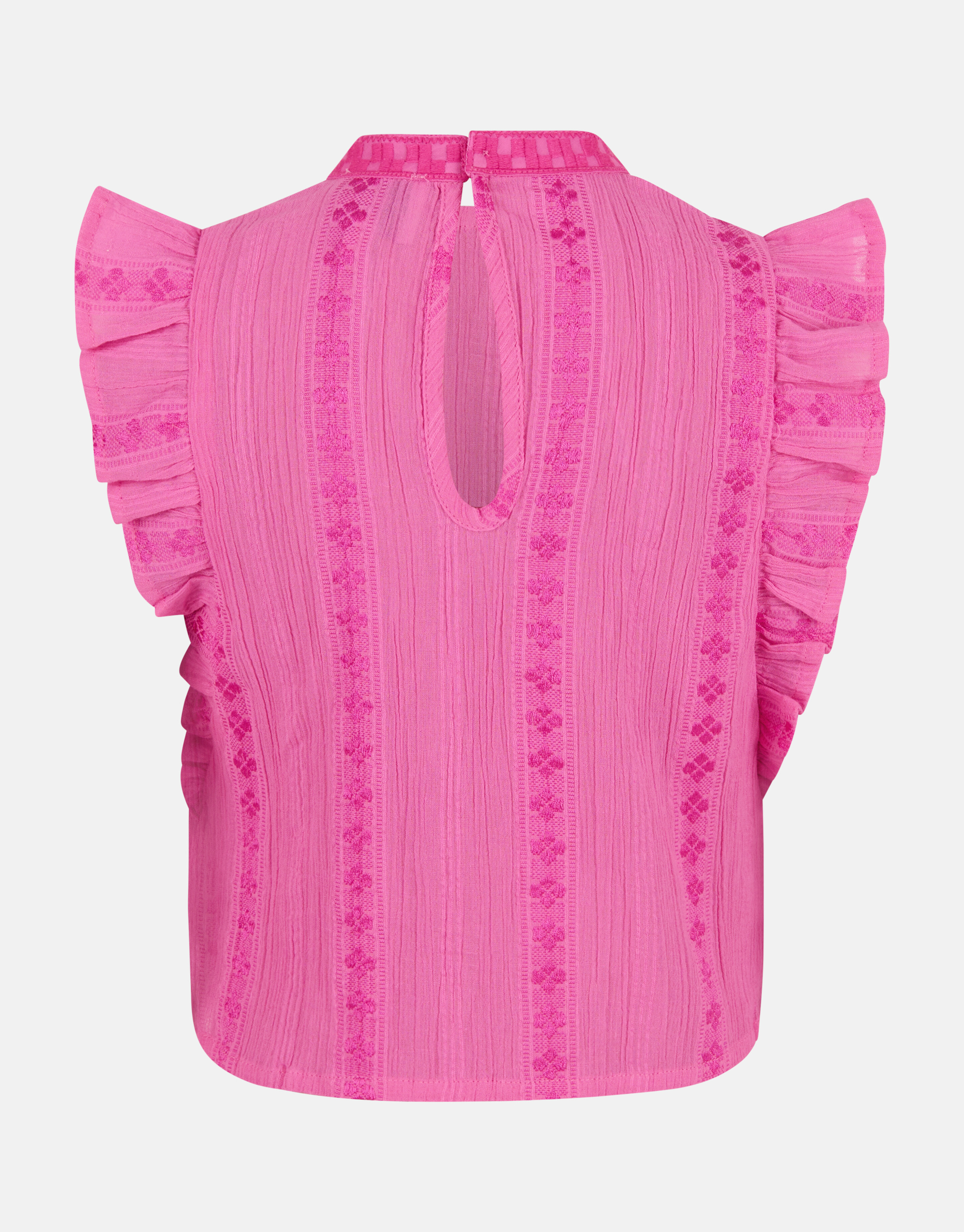 Tape Detail Top Roze SHOEBY GIRLS