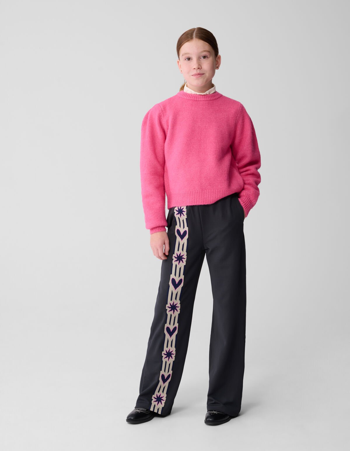 Open Back Strik Trui Roze SHOEBY GIRLS