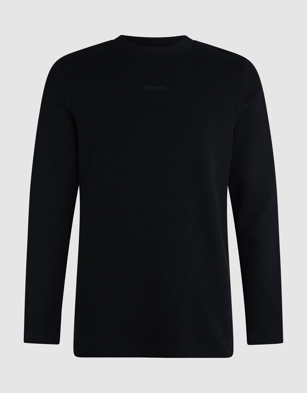 Studio Structuur T-shirt Zwart SHOEBY MEN
