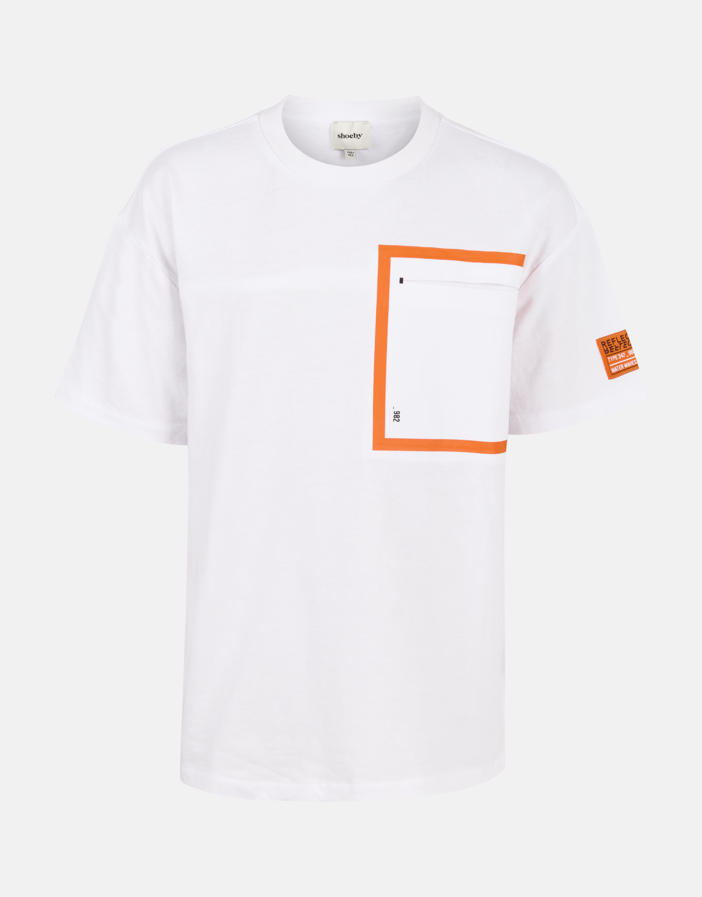 Relaxed Fit T-shirt Wit SHOEBY BOYS
