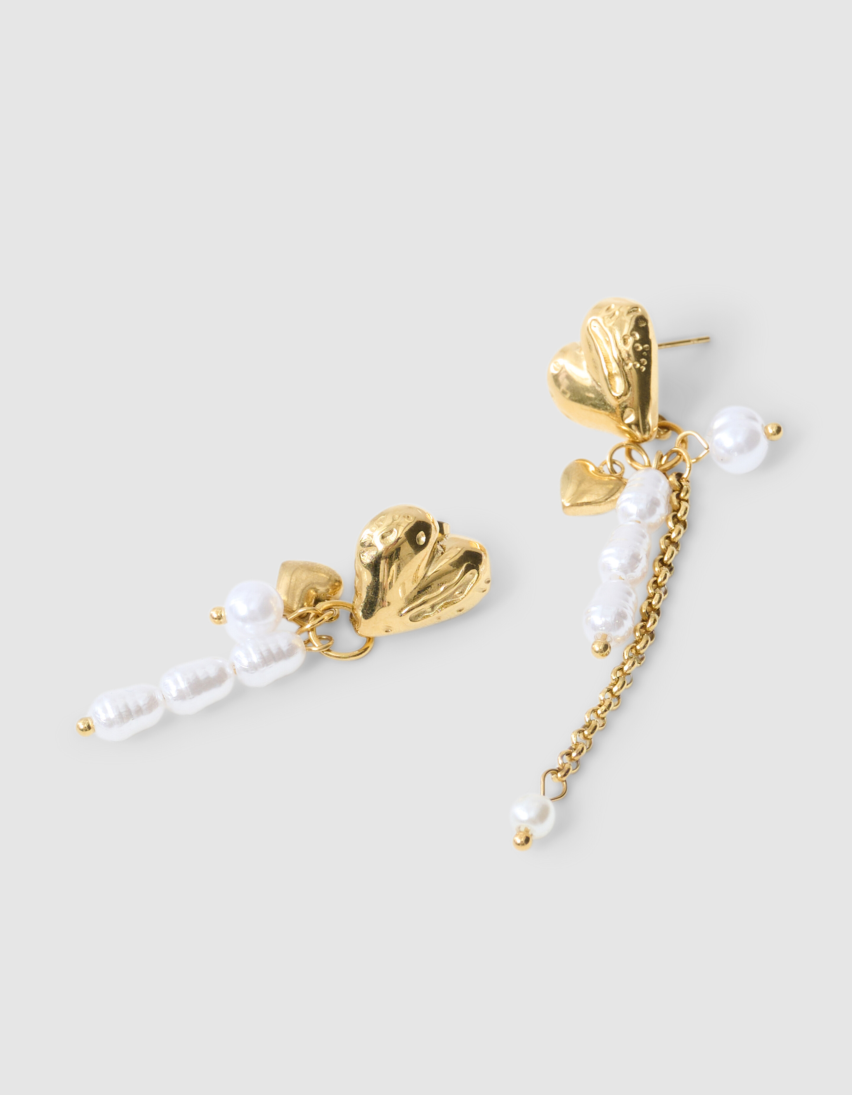 Heart Parel Oorbellen Goud SHOEBY ACCESSOIRES