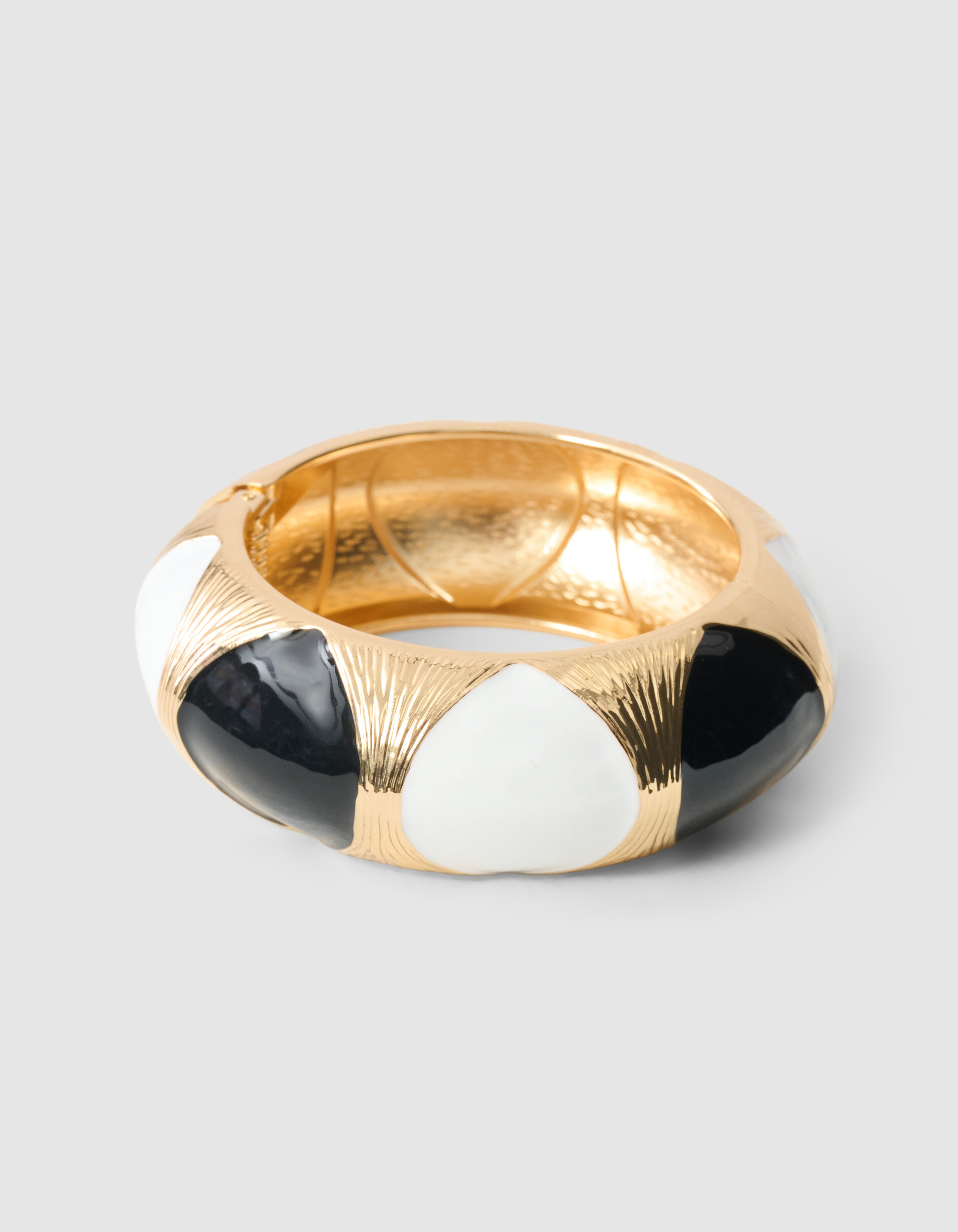 Bangle Armband Zwart/Wit SHOEBY ACCESSOIRES