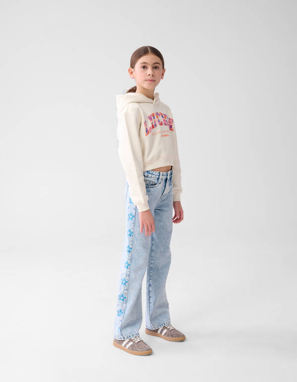 Sterren Wide Leg Fit Jeans Blauw SHOEBY GIRLS