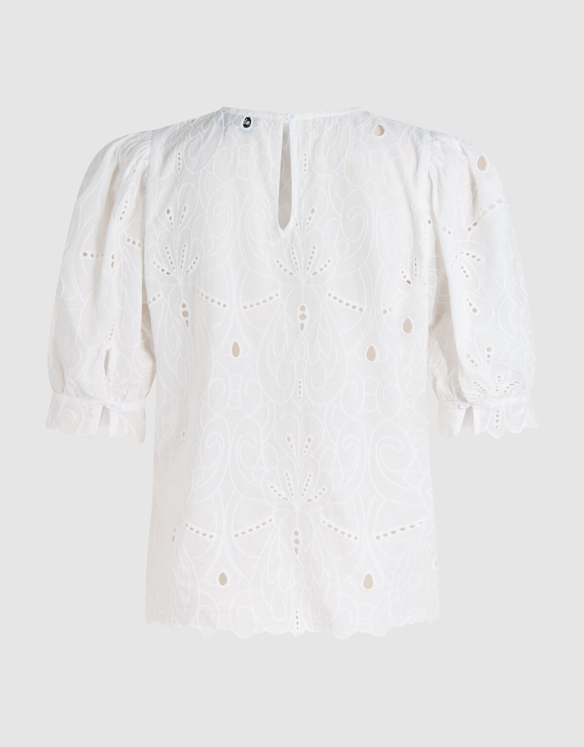 Embroidery Top Gebroken Wit SHOEBY WOMEN